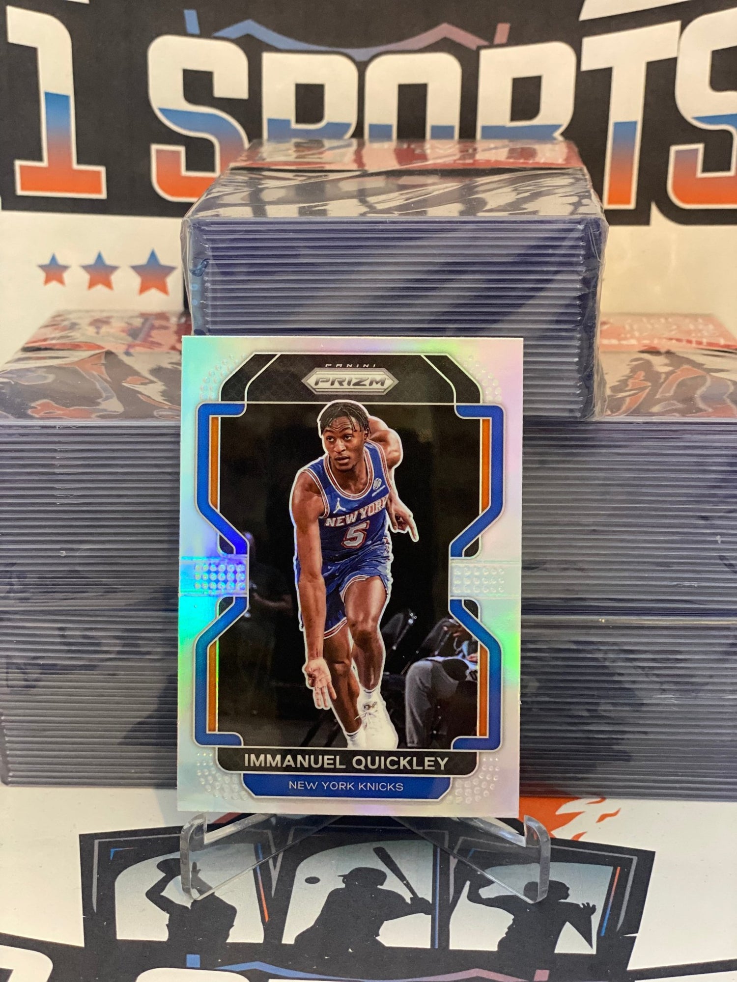 2021 Panini Prizm (Silver Prizm) Immanuel Quickley #129