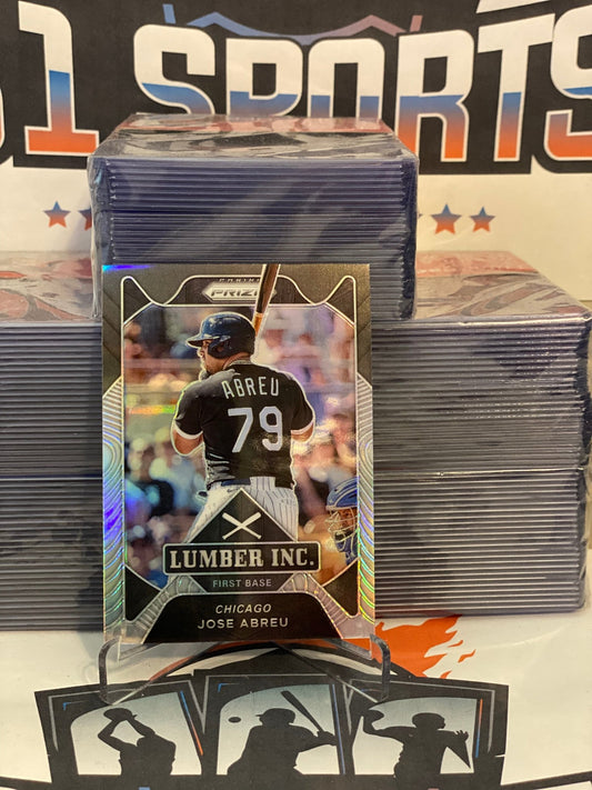 2021 Panini Prizm (Silver Prizm, Lumber Inc.) Jose Abreu #LI2