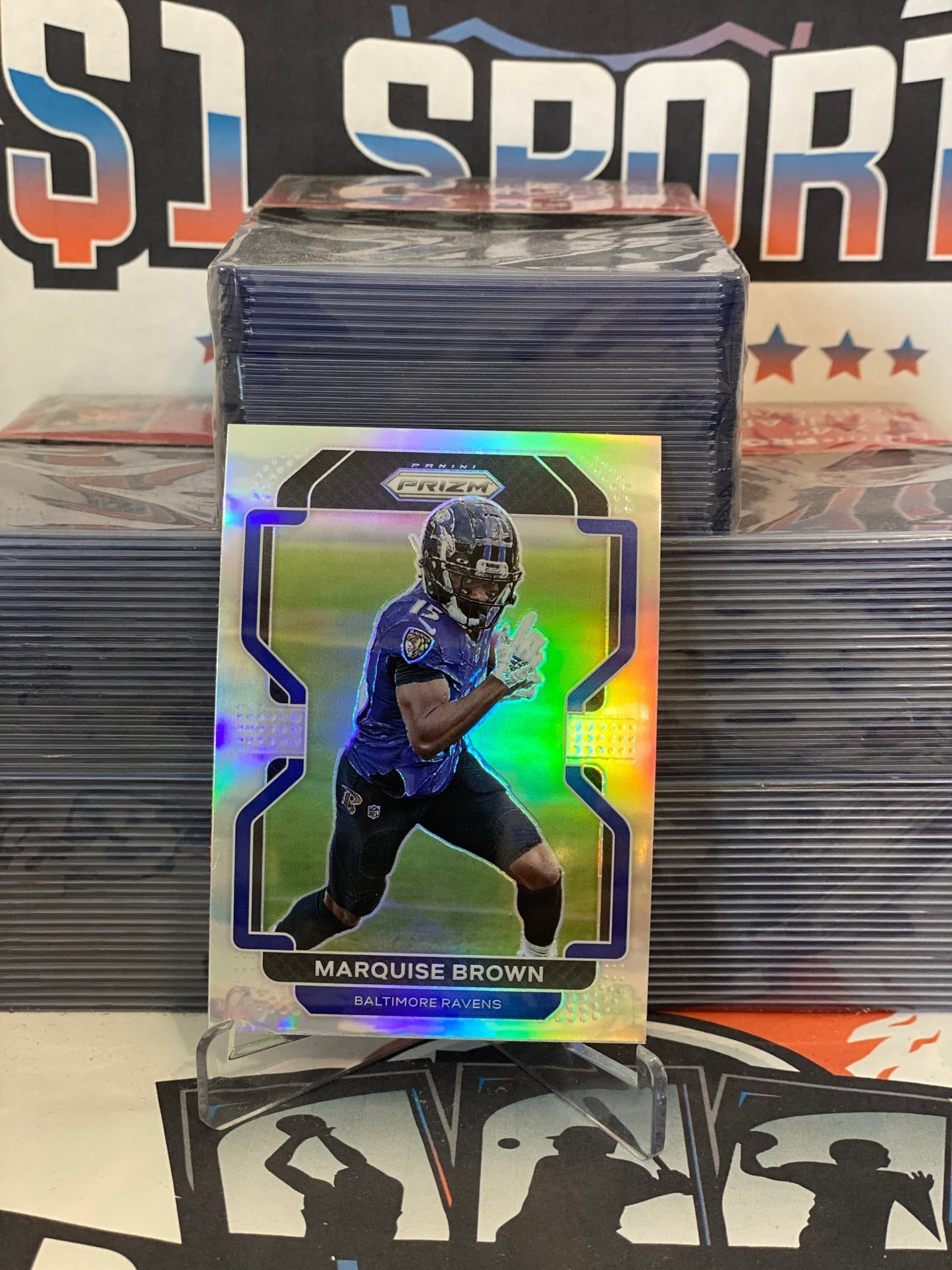 2021 Panini Prizm (Silver Prizm) Marquise Brown #280