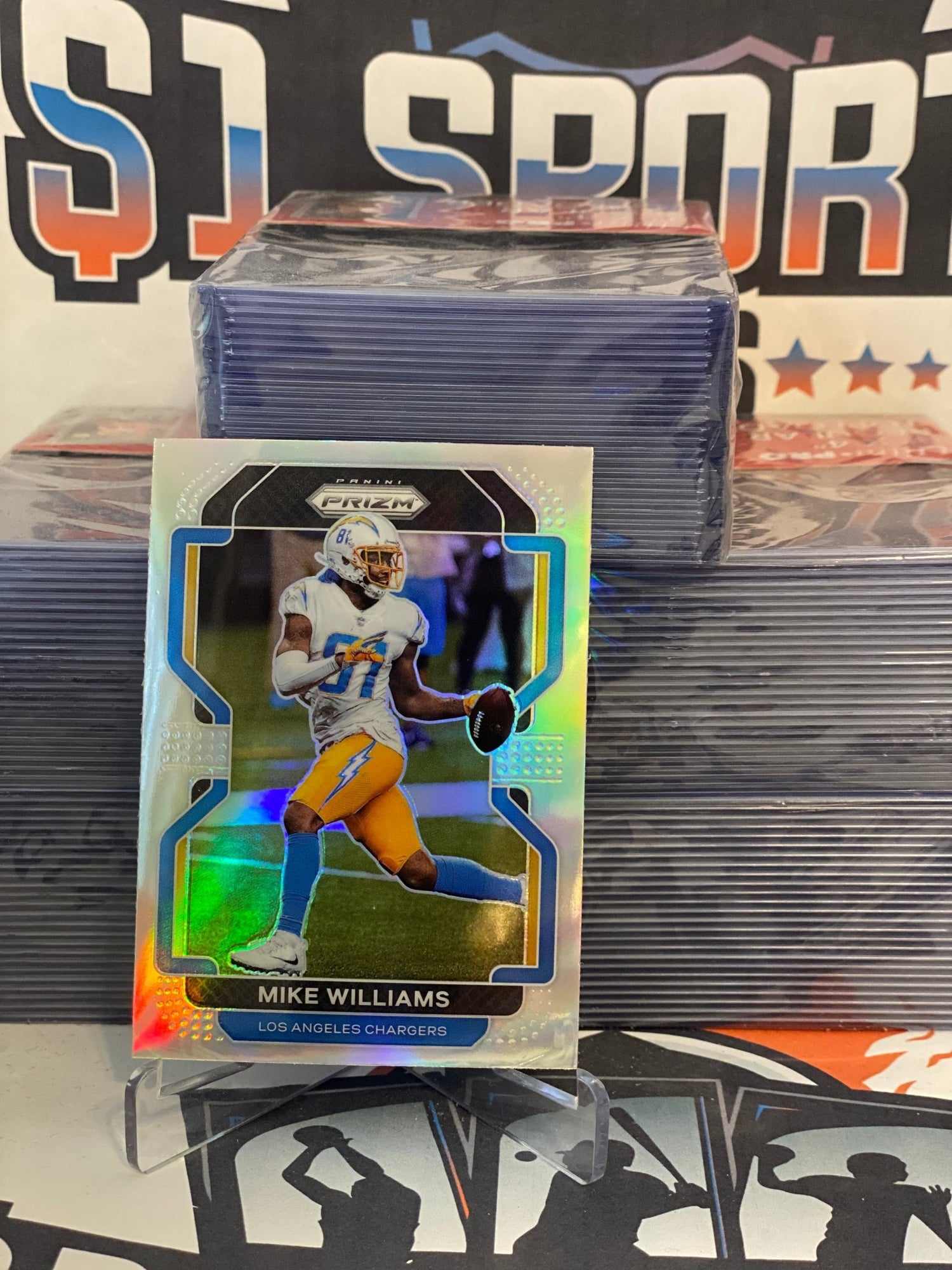 2021 Panini Prizm (Silver Prizm) Mike Williams #167