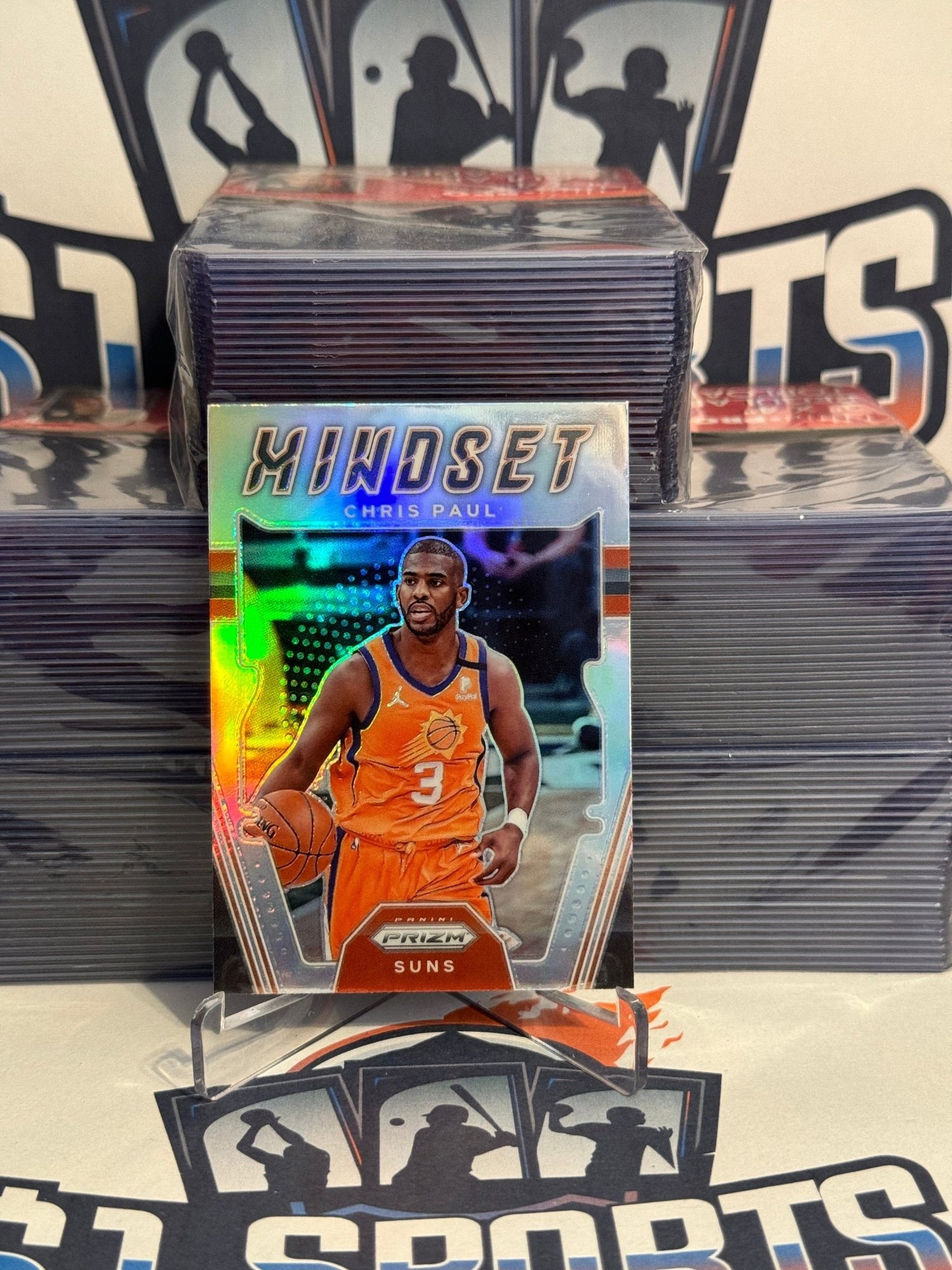 2021 Panini Prizm (Silver Prizm, Mindset) Chris Paul #6