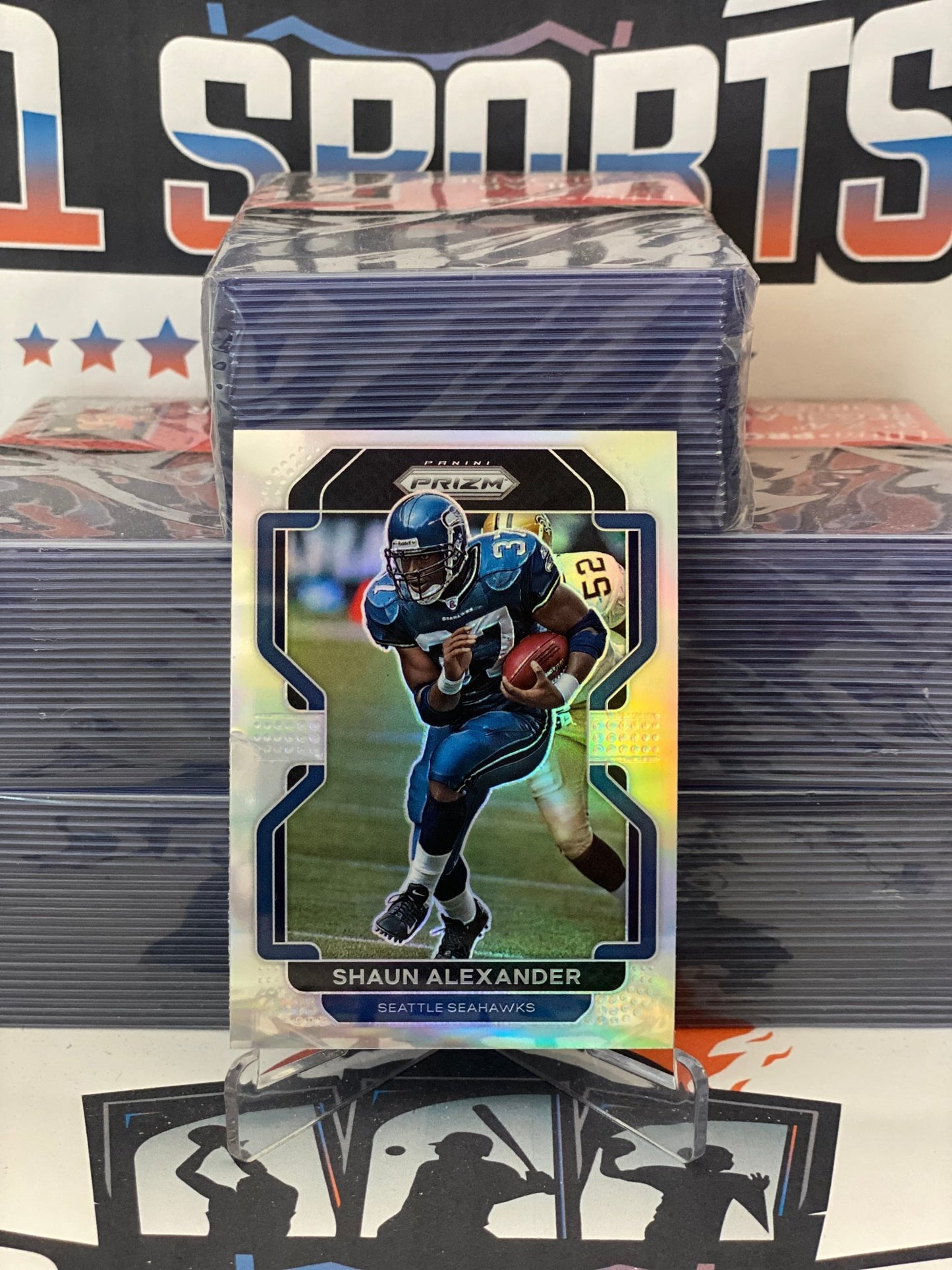2021 Panini Prizm (Silver Prizm) Shaun Alexander #50