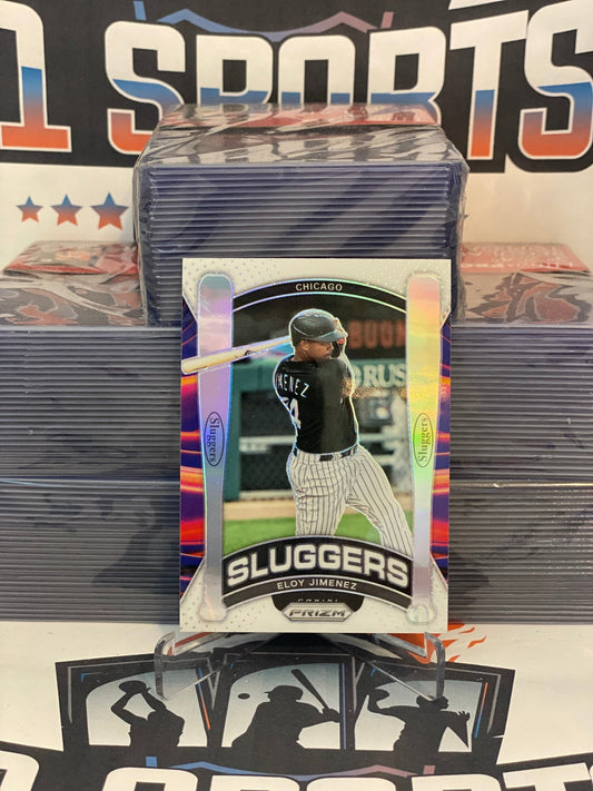 2021 Panini Prizm (Silver Prizm, Sluggers) Eloy Jimenez #SL4