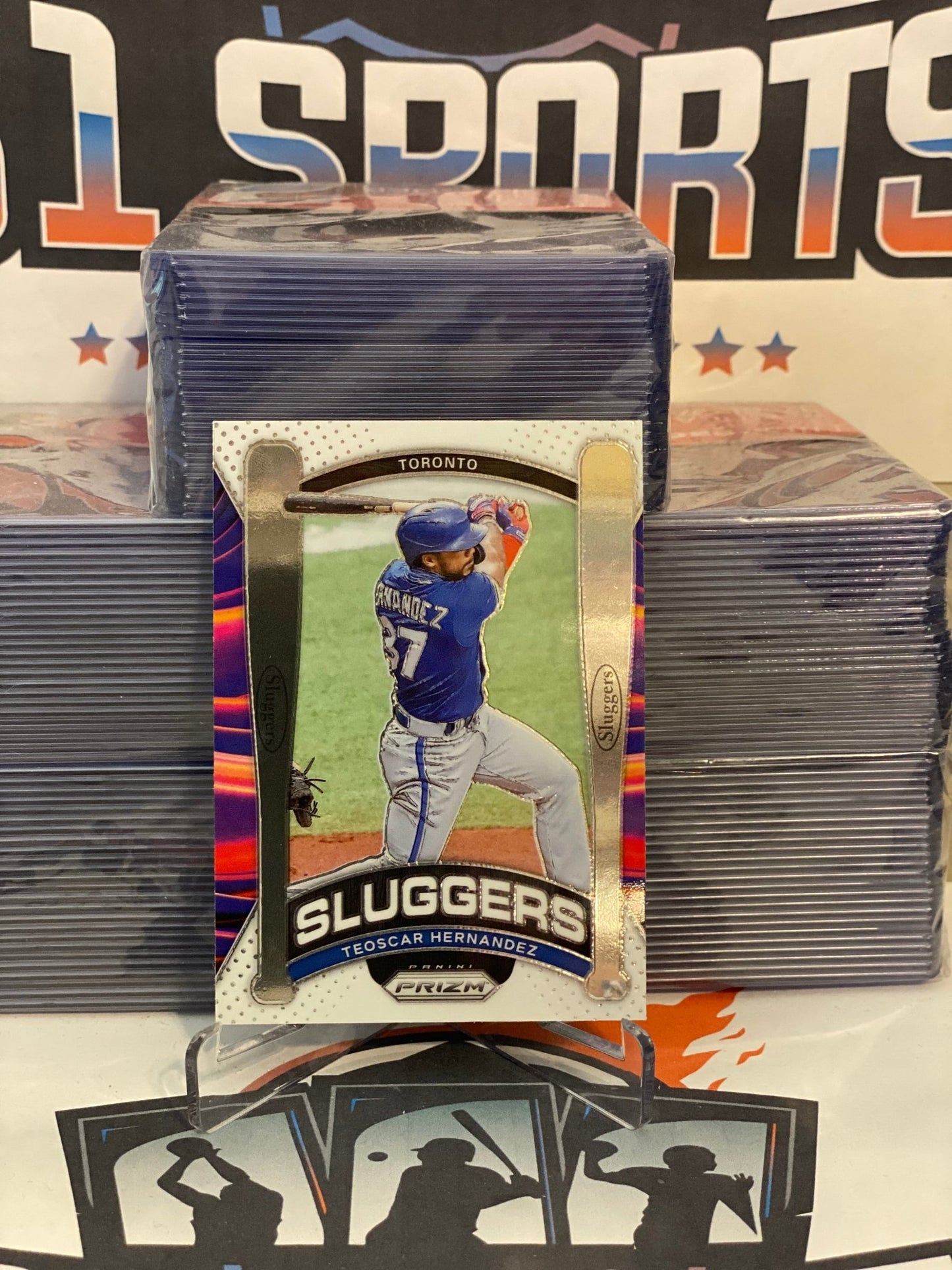 2021 Panini Prizm (Sluggers) Teoscar Hernandez #SL3