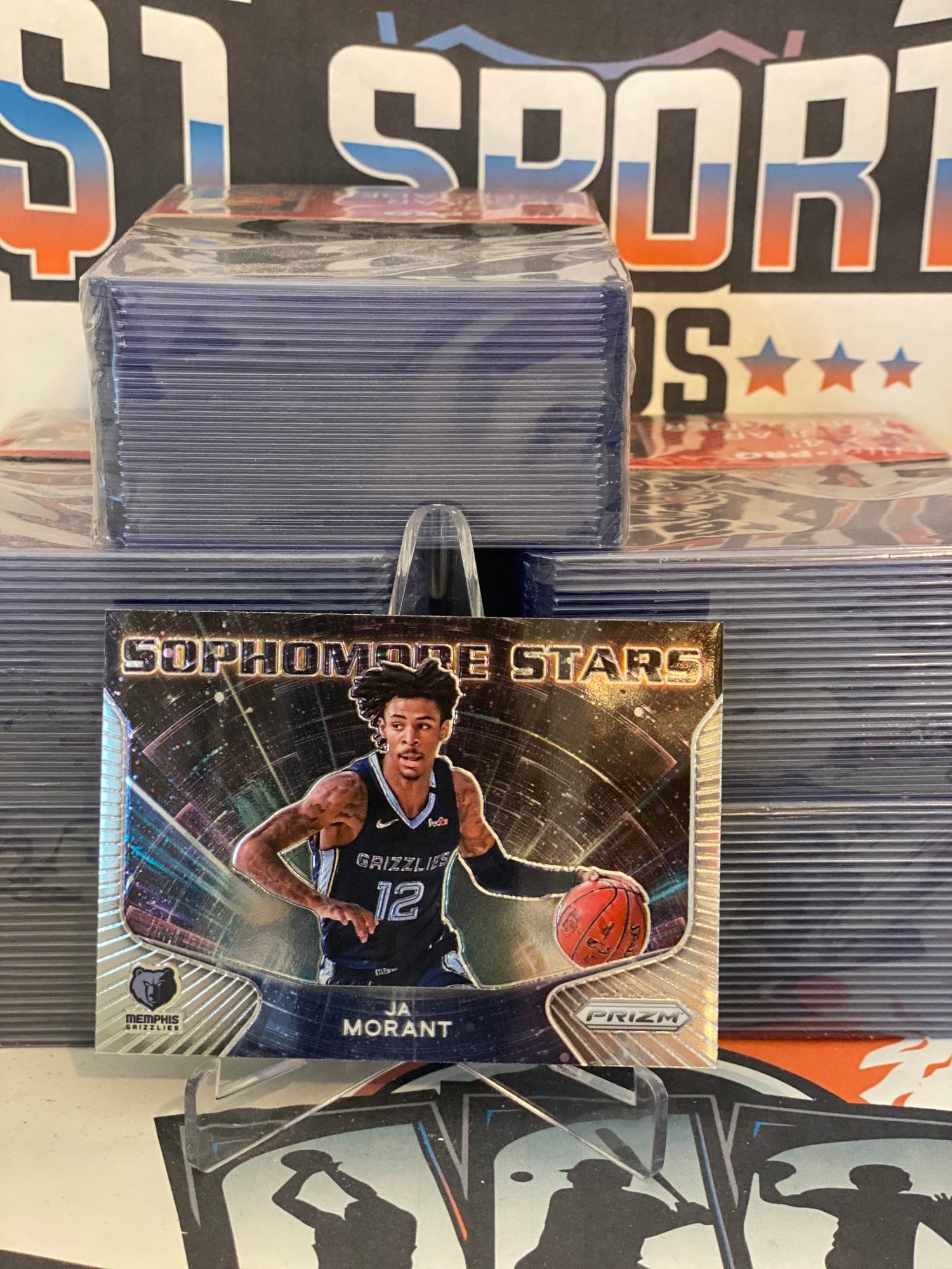 2021 Panini Prizm (Sophomore Stars) Ja Morant #10