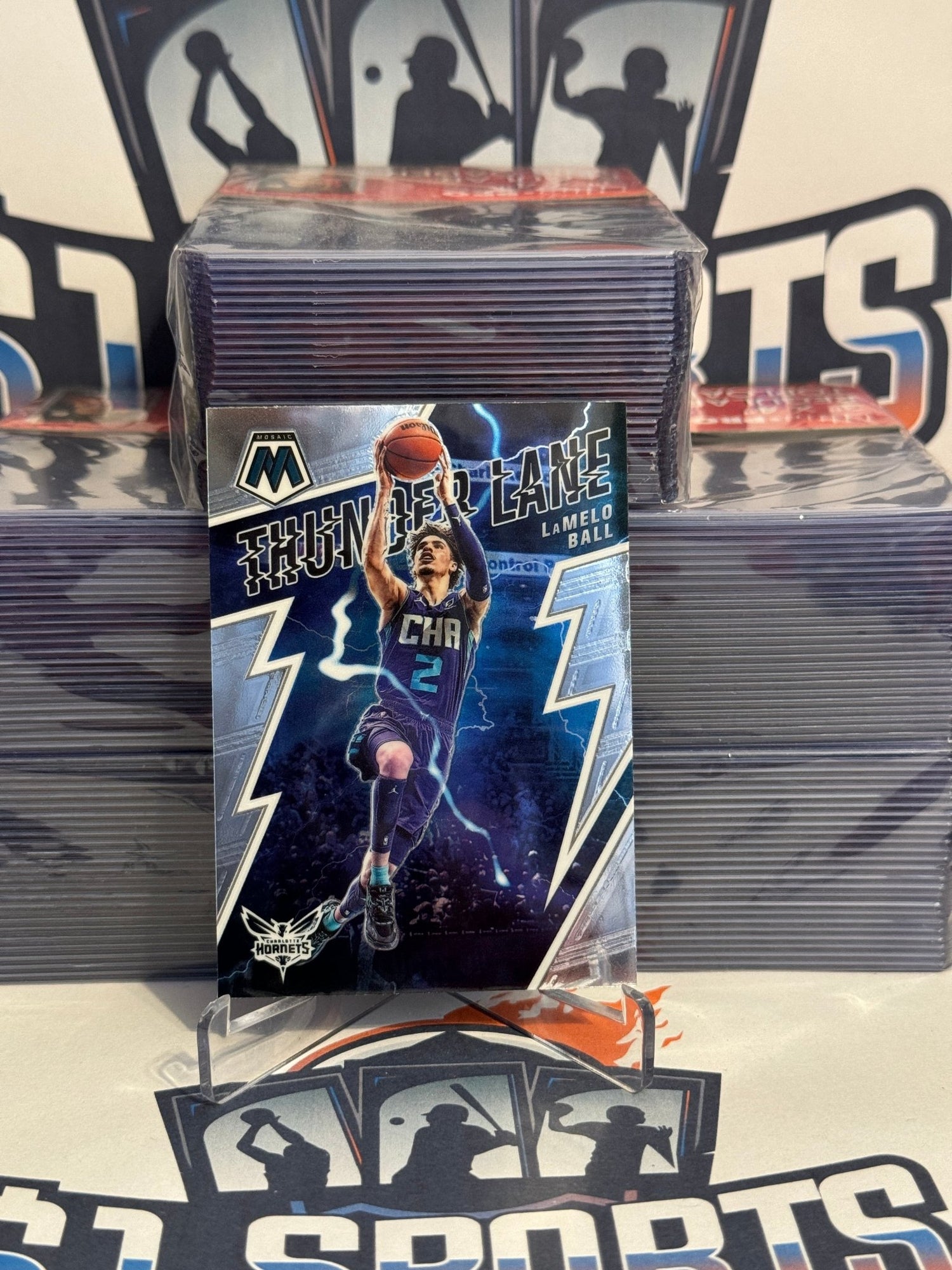2021 Panini Prizm (Thunder Lane) LaMelo Ball #8