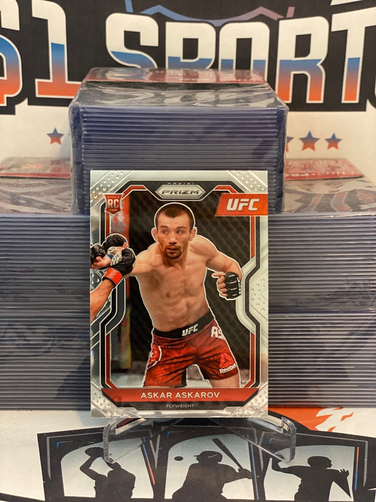 2021 Panini Prizm UFC Askar Askarov Rookie #8