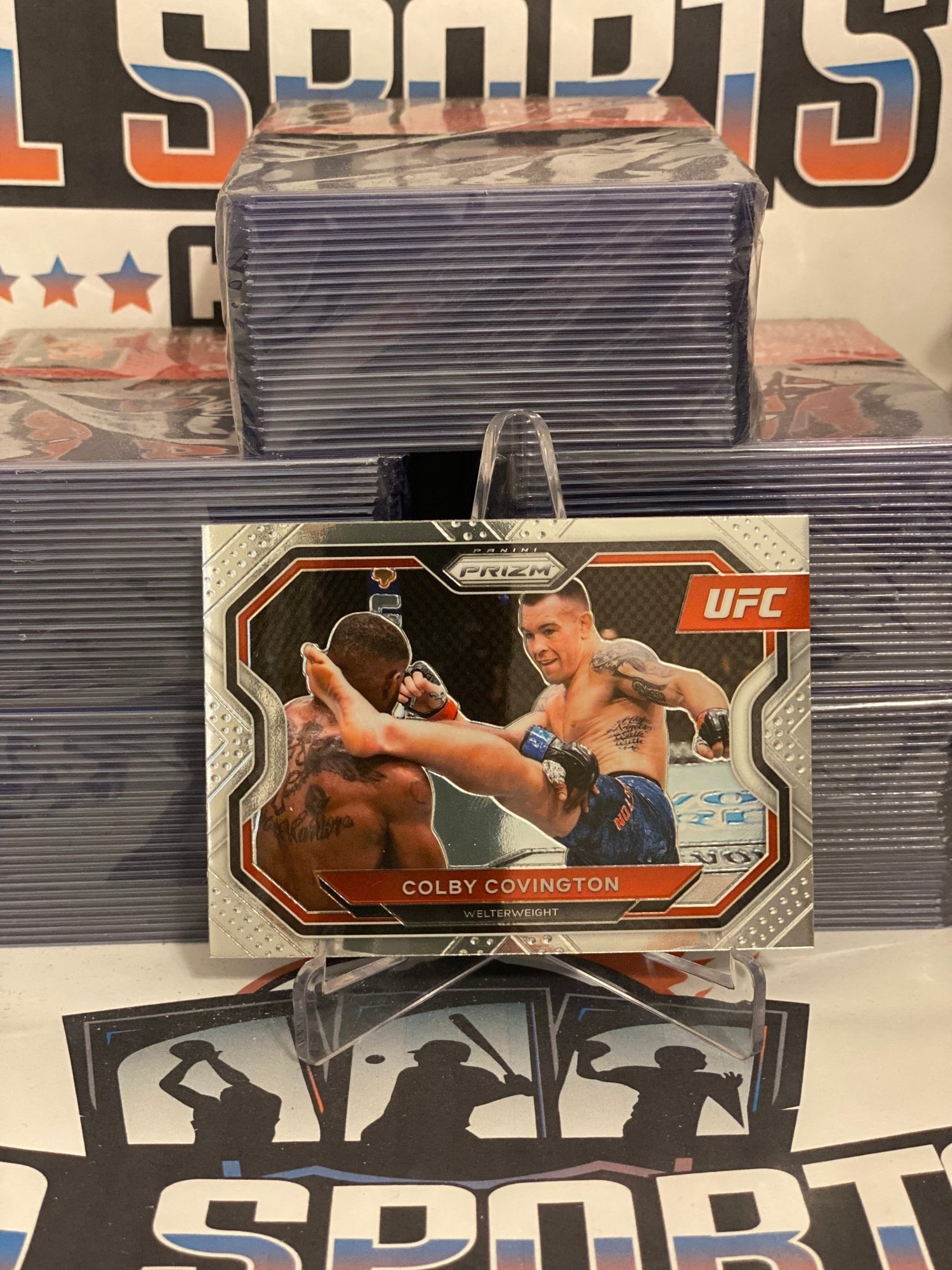 2021 Panini Prizm UFC Colby Covington #116