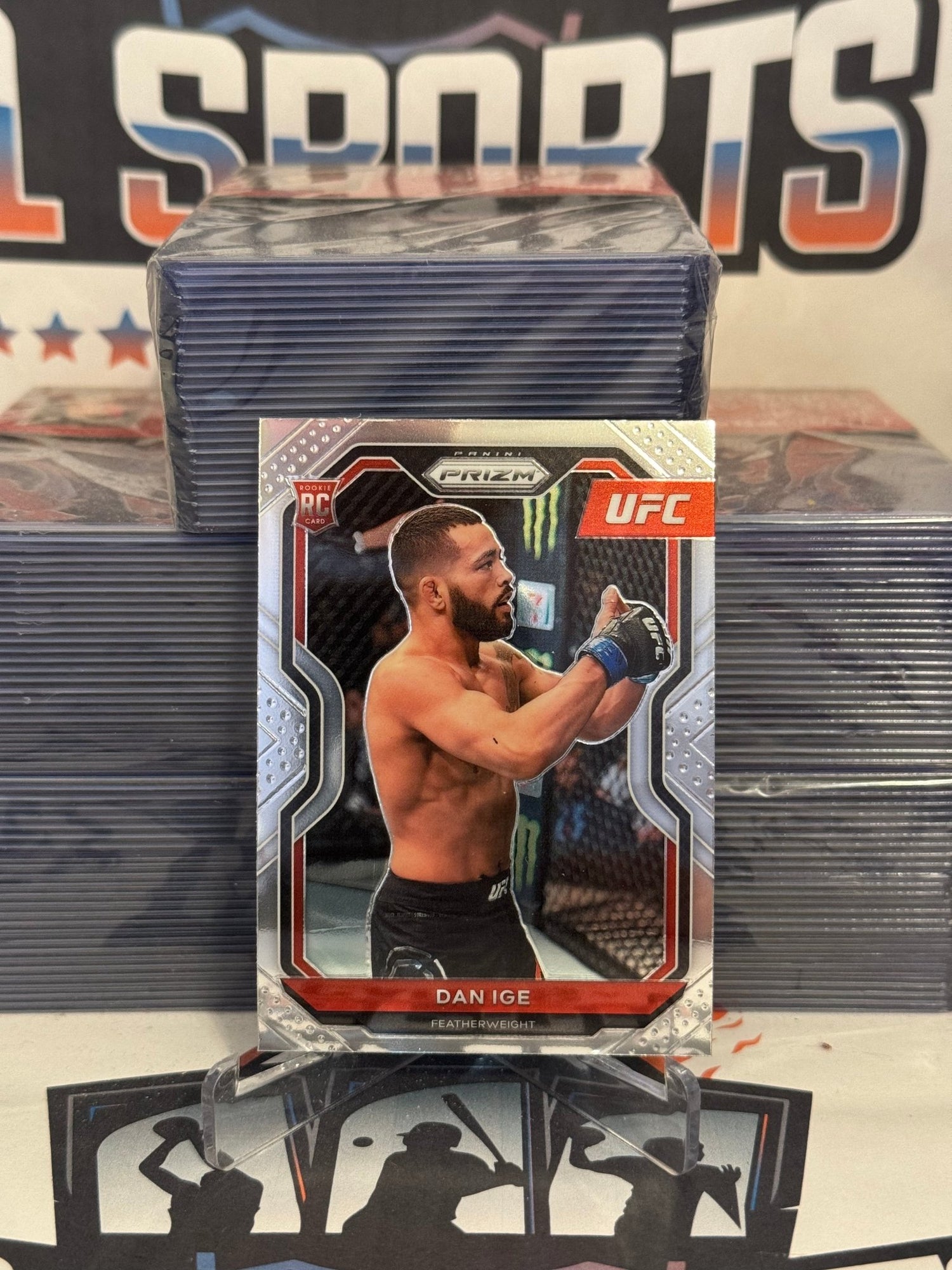 2021 Panini Prizm UFC Dan Ige Rookie #70