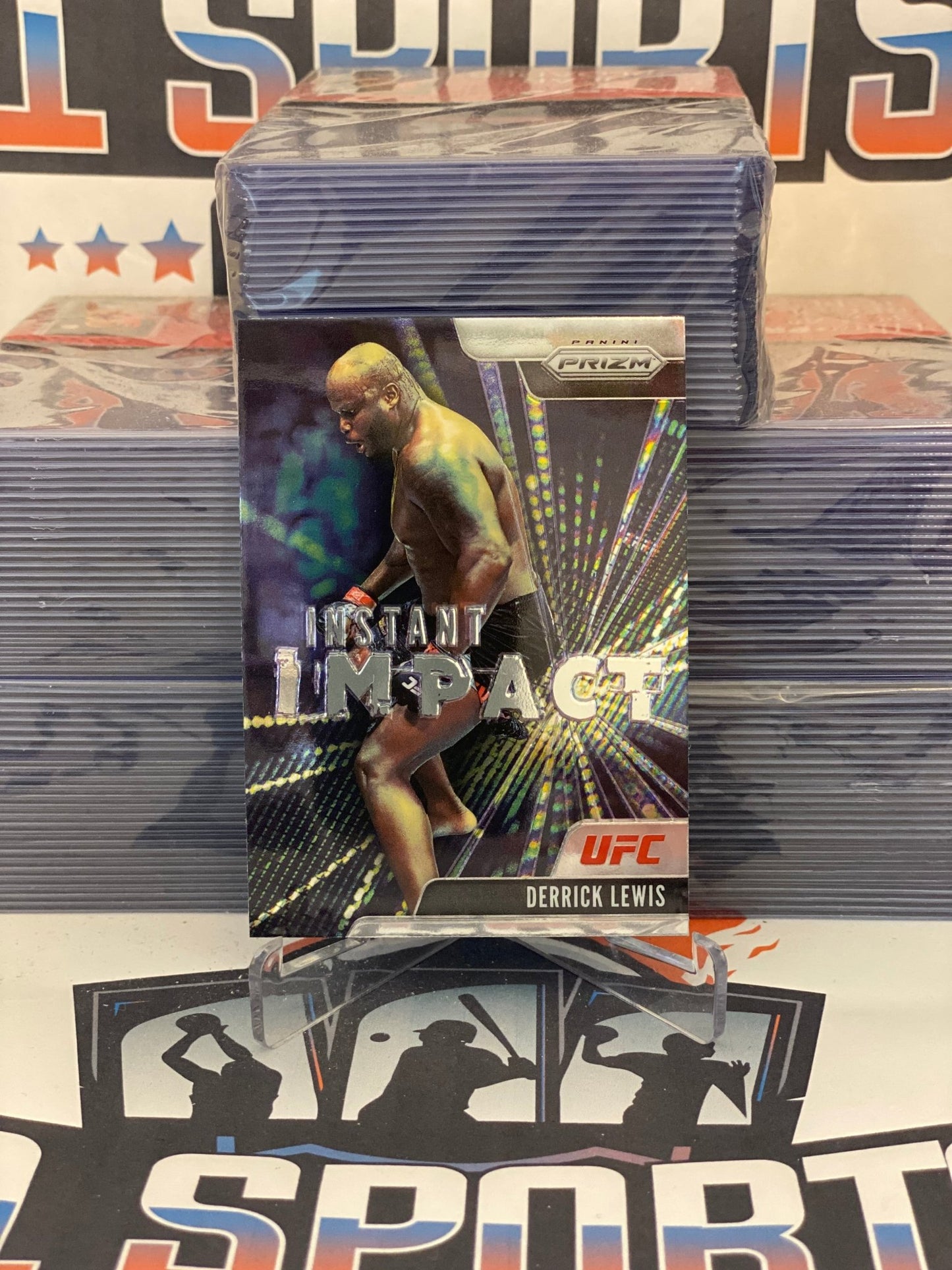 2021 Panini Prizm UFC (Instant Impact) Derrick Lewis #23