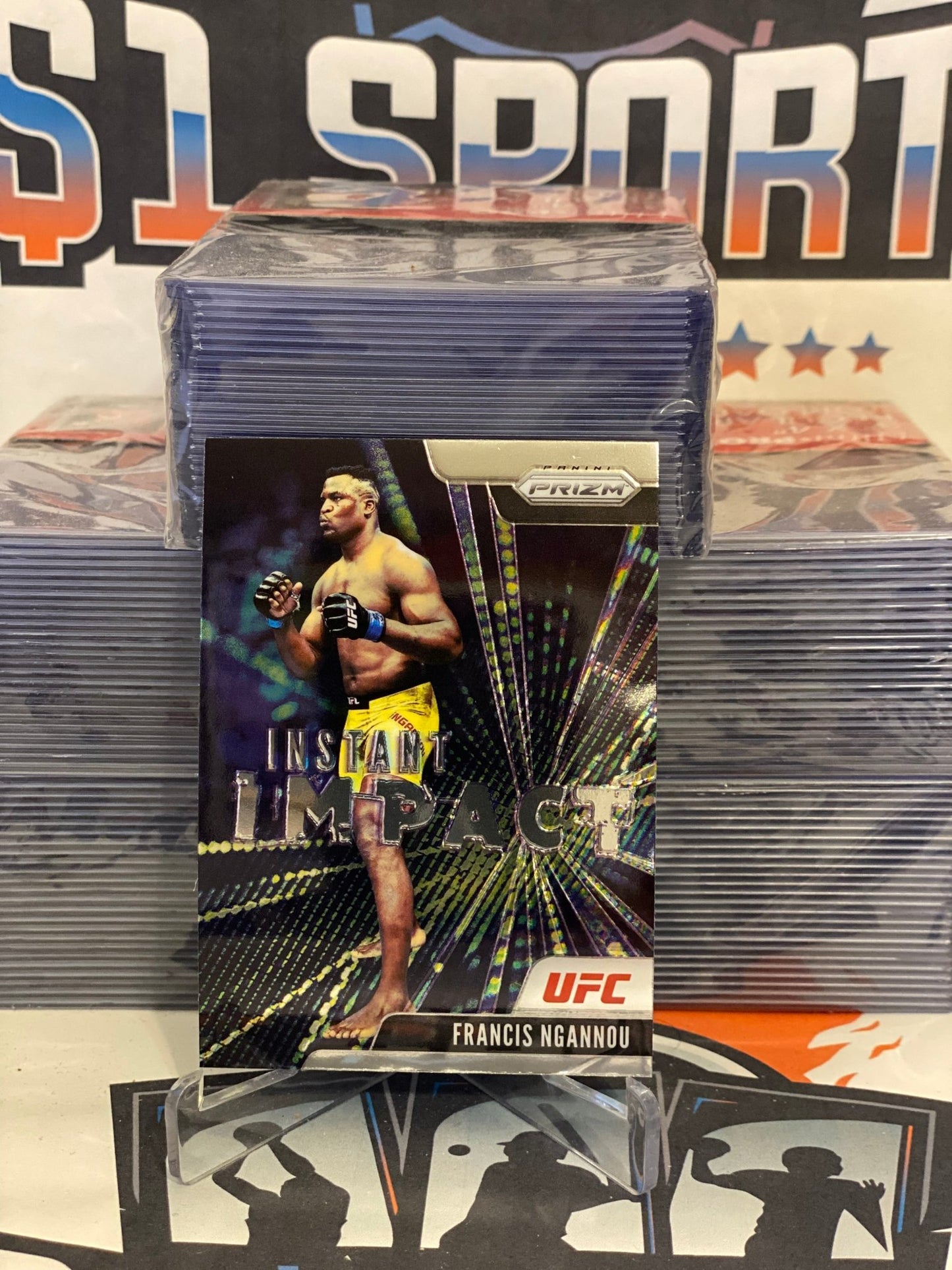 2021 Panini Prizm UFC (Instant Impact) Francis Ngannou #7