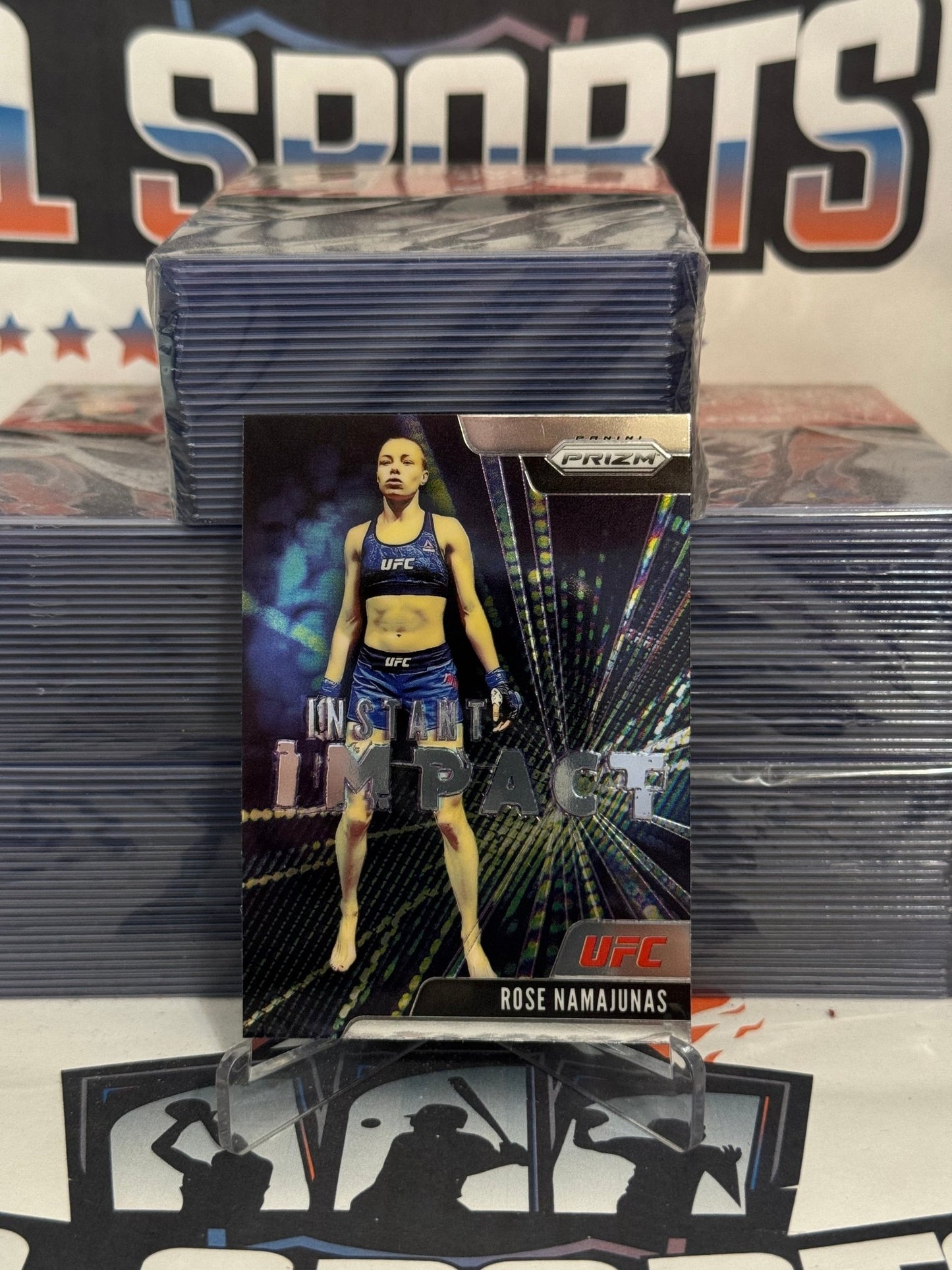 2021 Panini Prizm UFC (Instant Impact) Rose Namajunas #16