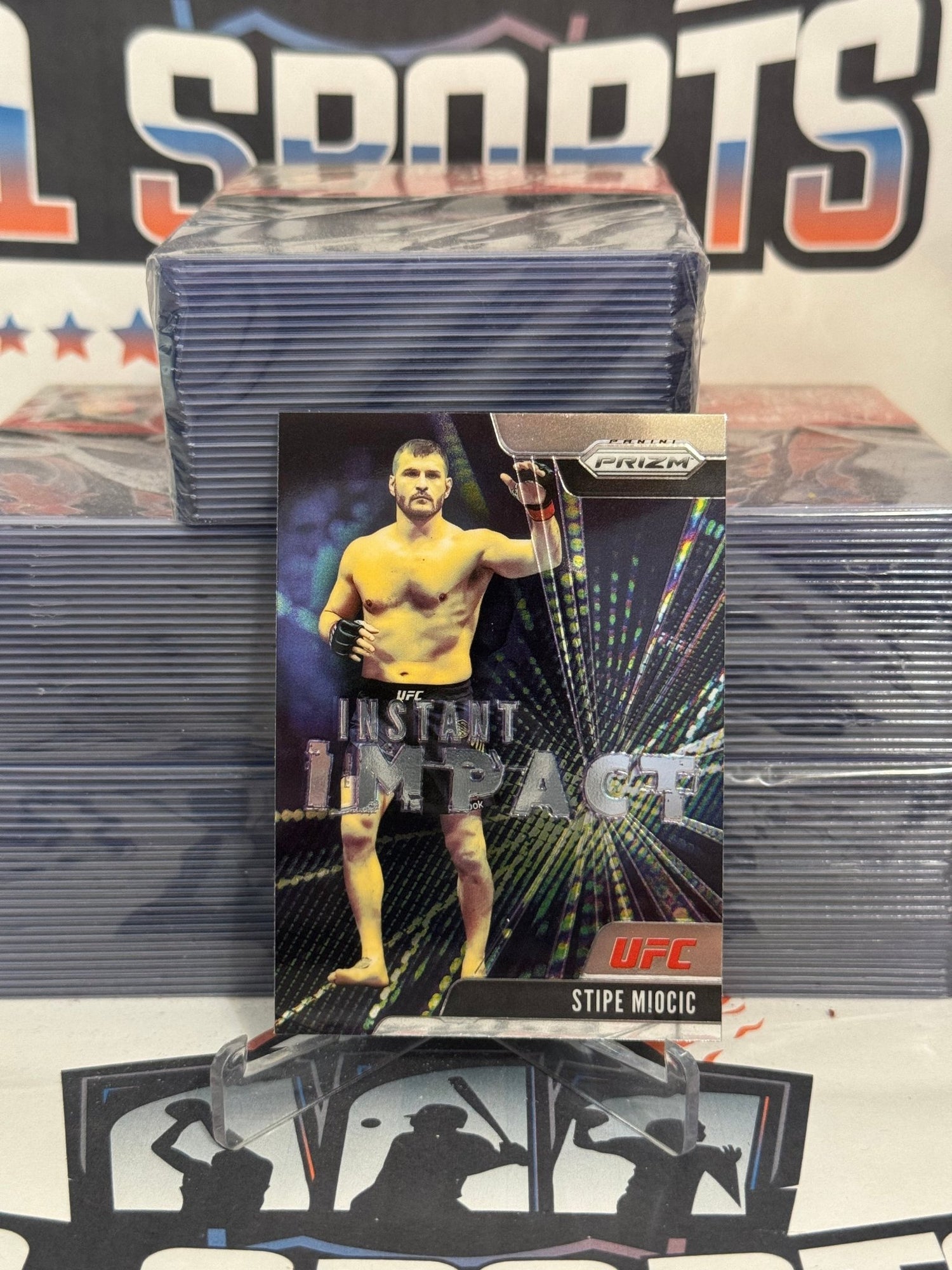 2021 Panini Prizm UFC (Instant Impact) Stipe Miocic #19