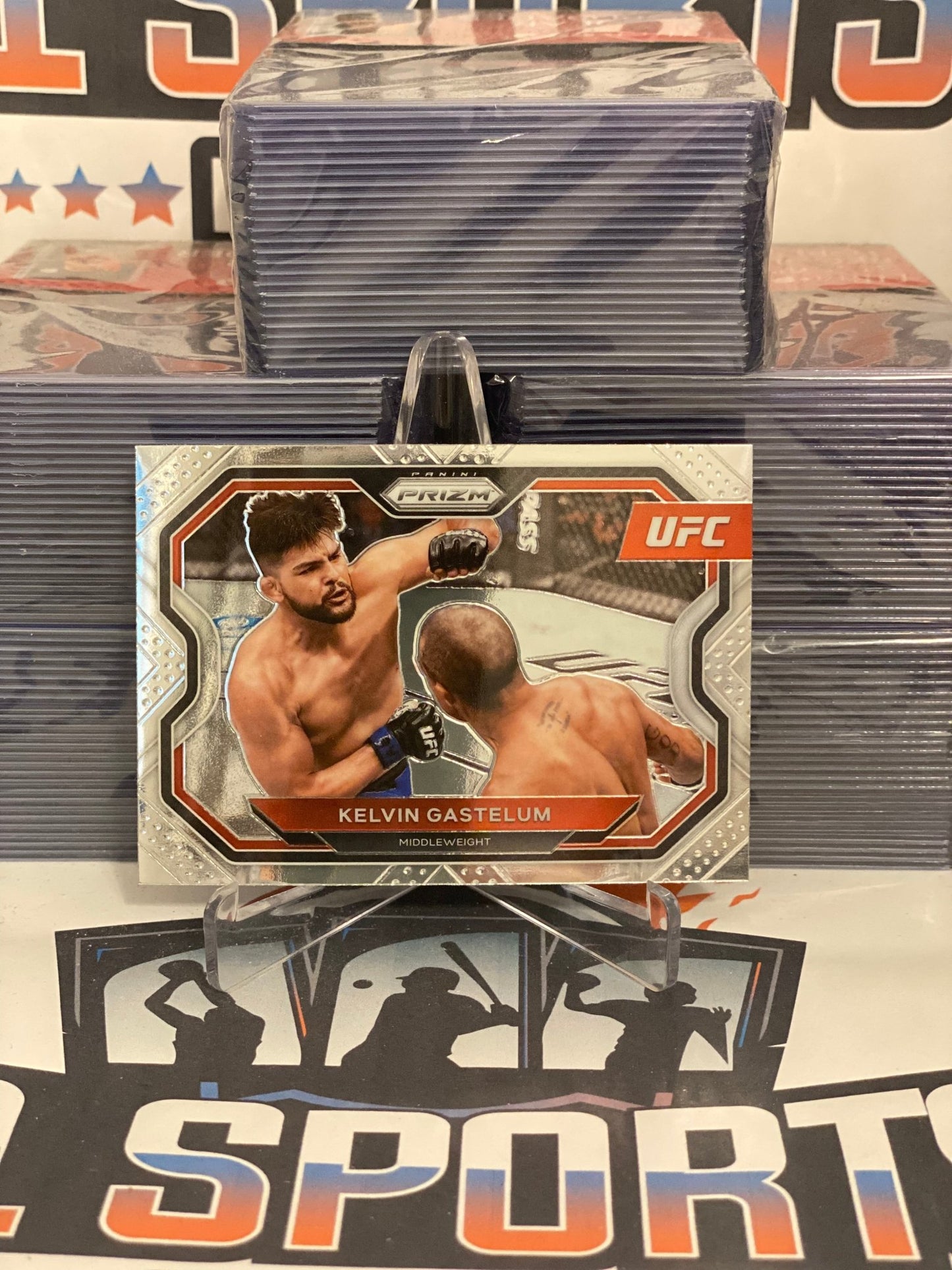 2021 Panini Prizm UFC Kelvin Gastelum #161