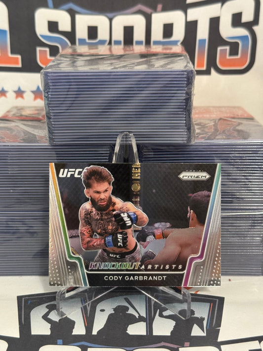 2021 Panini Prizm UFC (Knockout Artists) Cody Garbrandt #17