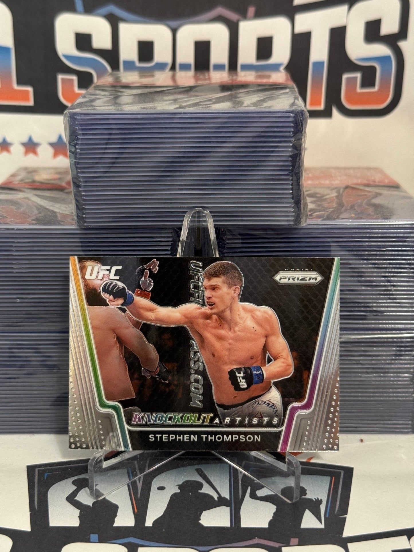 2021 Panini Prizm UFC (Knockout Artists) Stephen Thompson #20