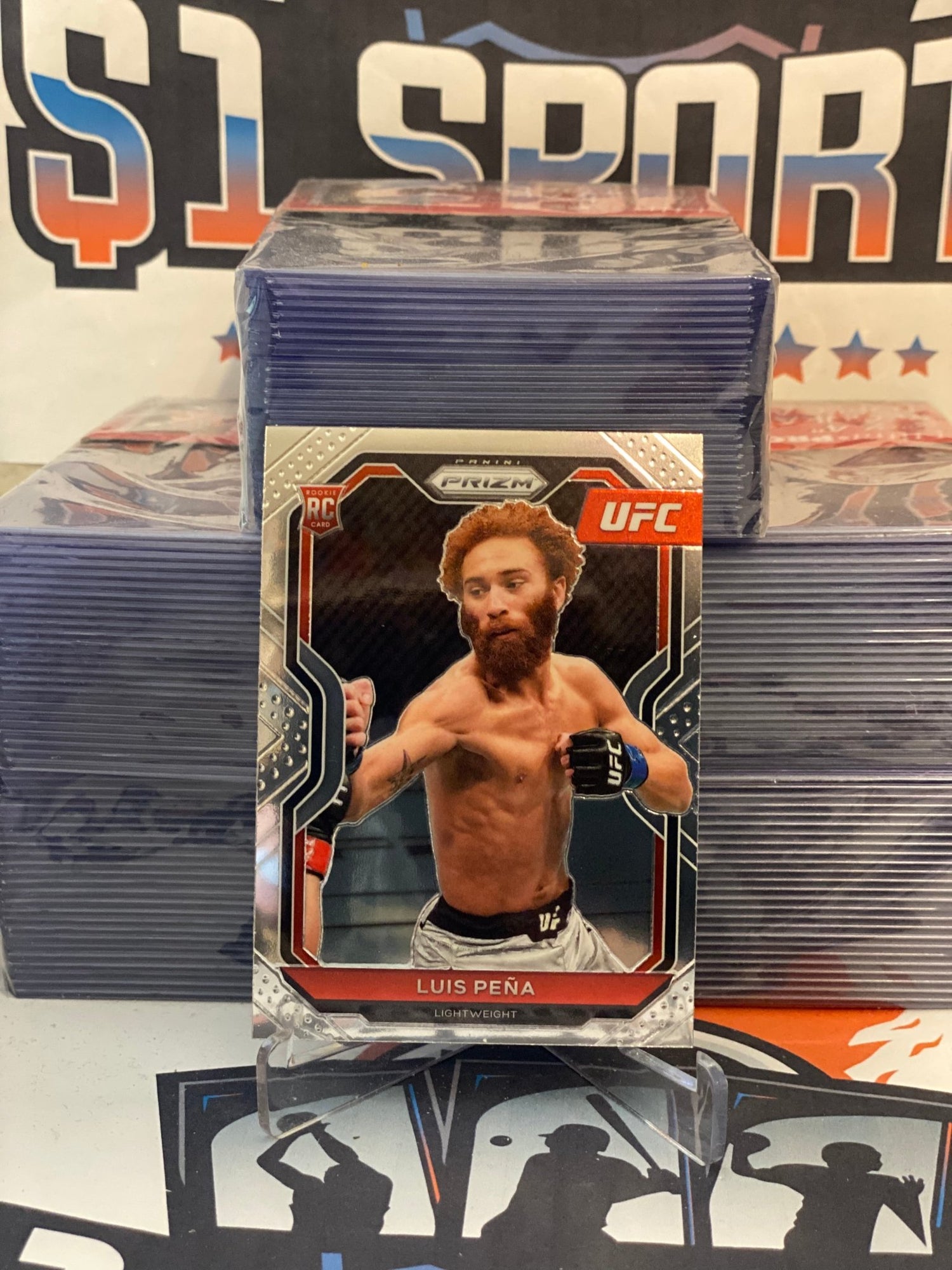 2021 Panini Prizm UFC Luis Pena Rookie #27