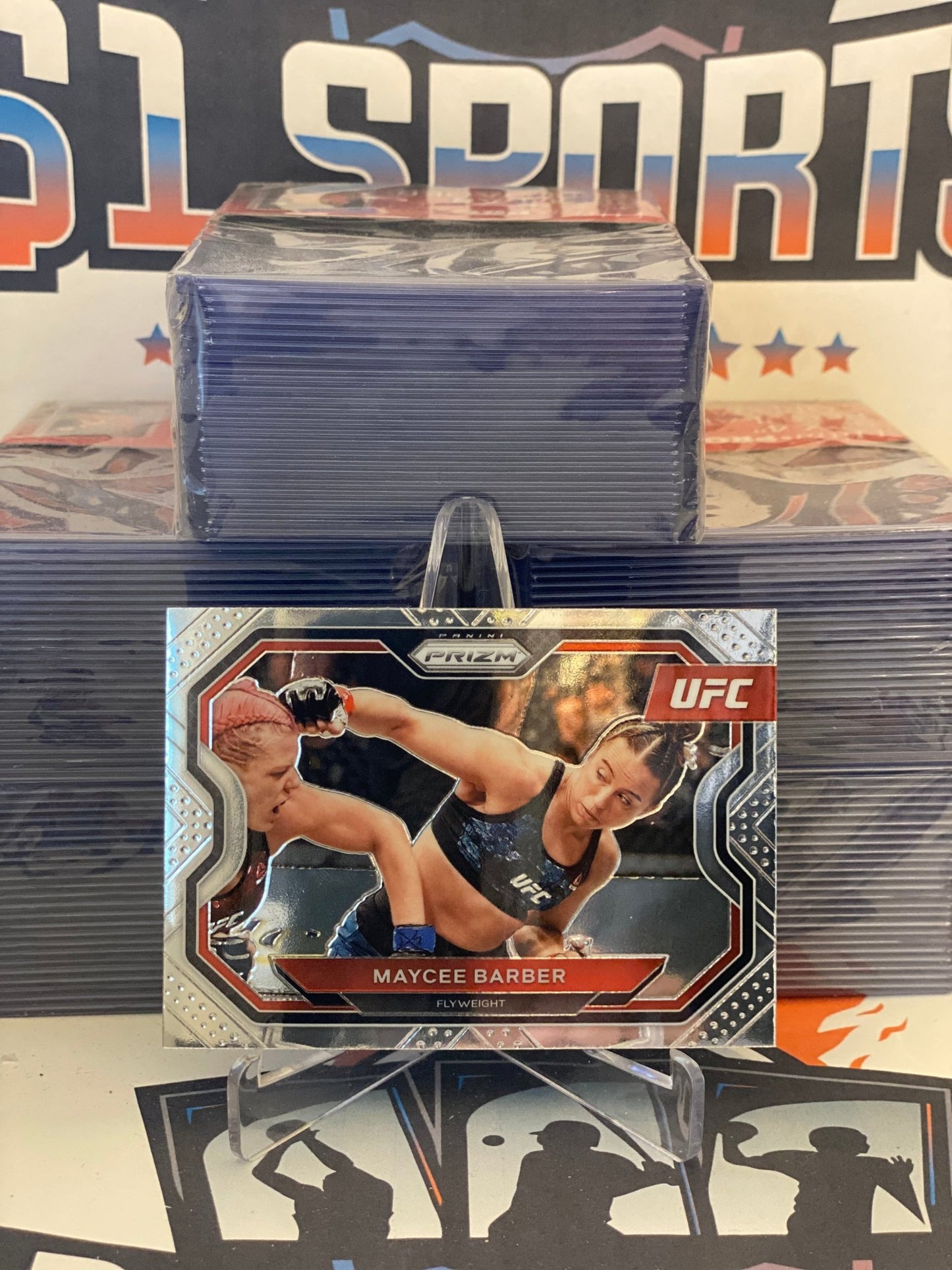 2021 Panini Prizm UFC Maycee Barber #163