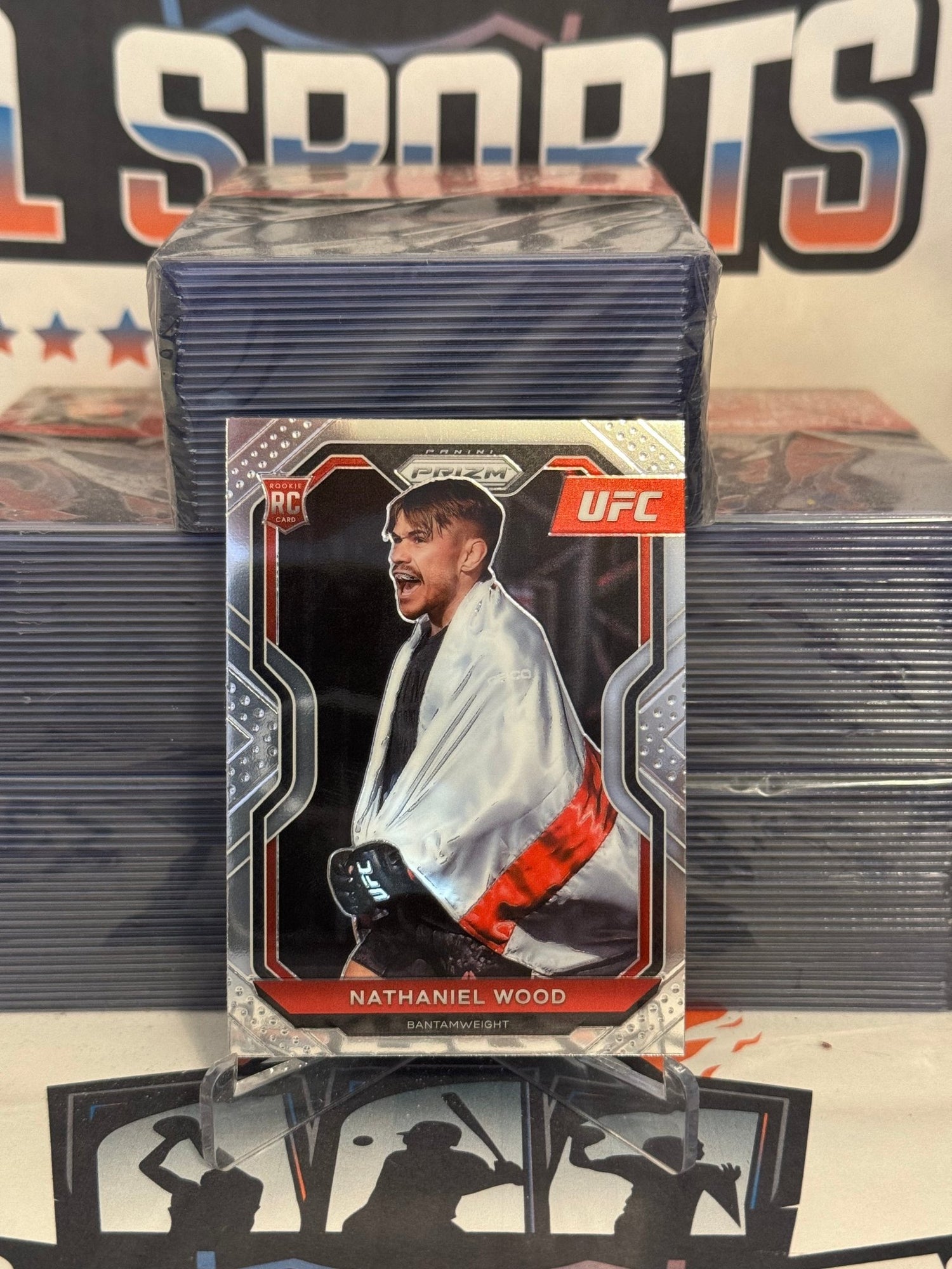 2021 Panini Prizm UFC Nathaniel Wood Rookie #39