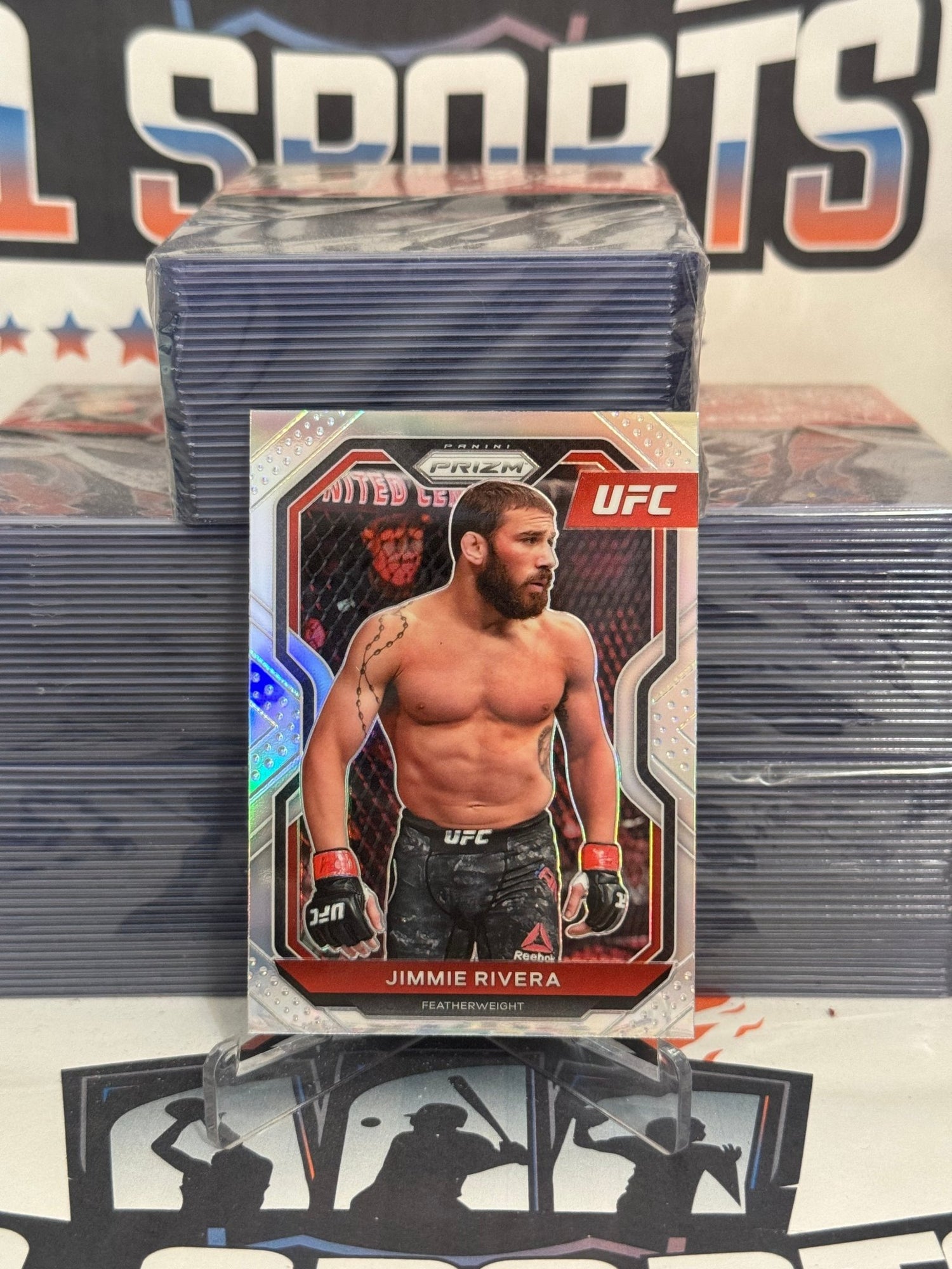 2021 Panini Prizm UFC (Silver Prizm) Jimmie Rivera #74