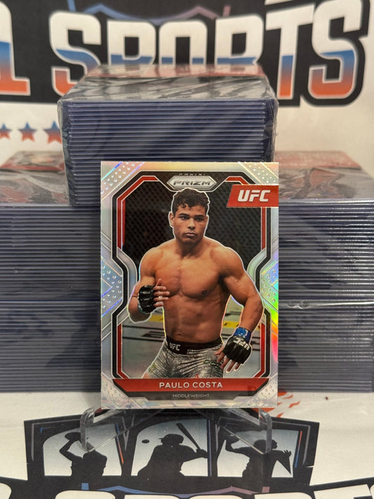 2021 Panini Prizm UFC (Silver Prizm) Paulo Costa #69