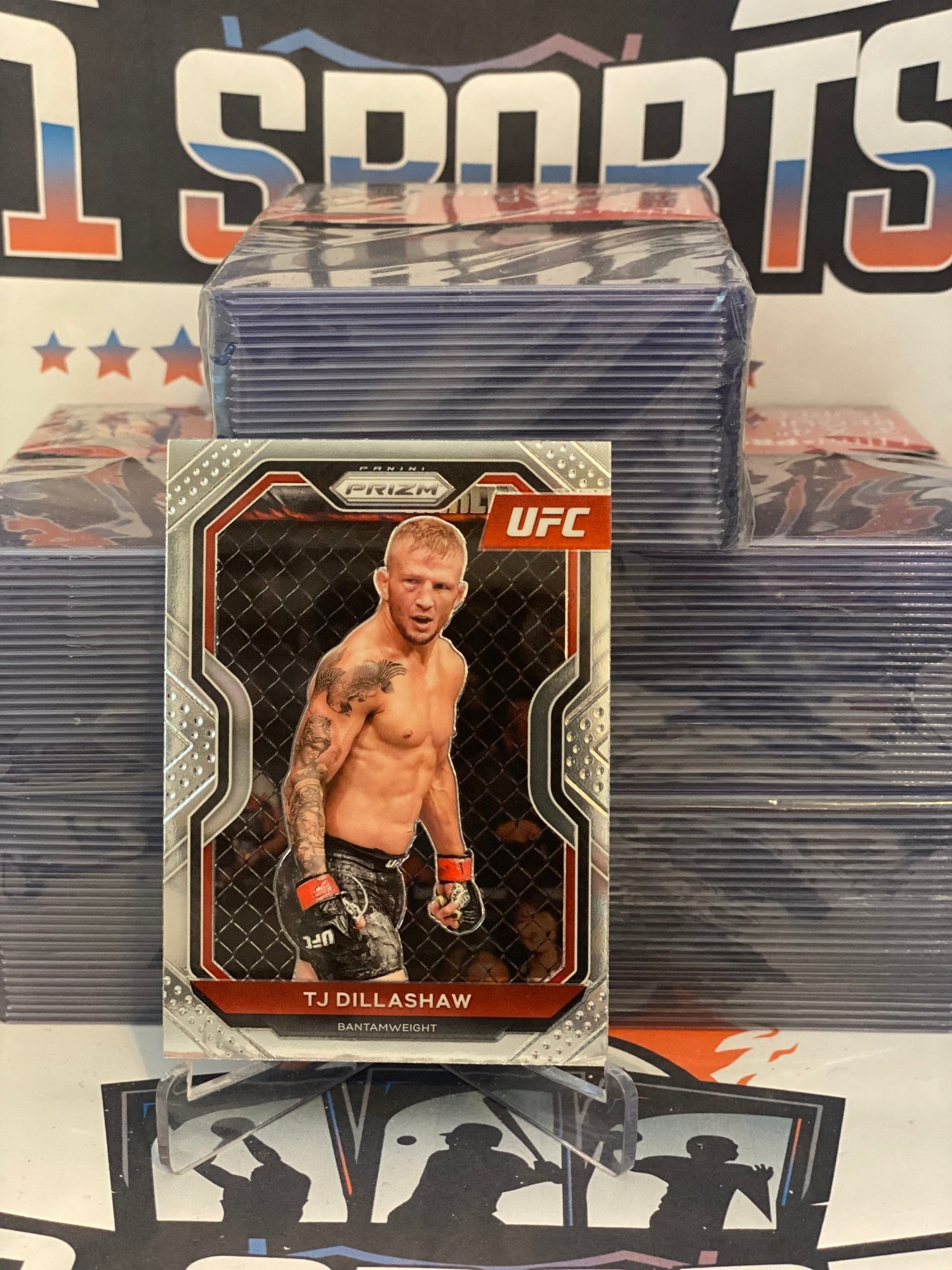 2021 Panini Prizm UFC TJ Dillashaw #23