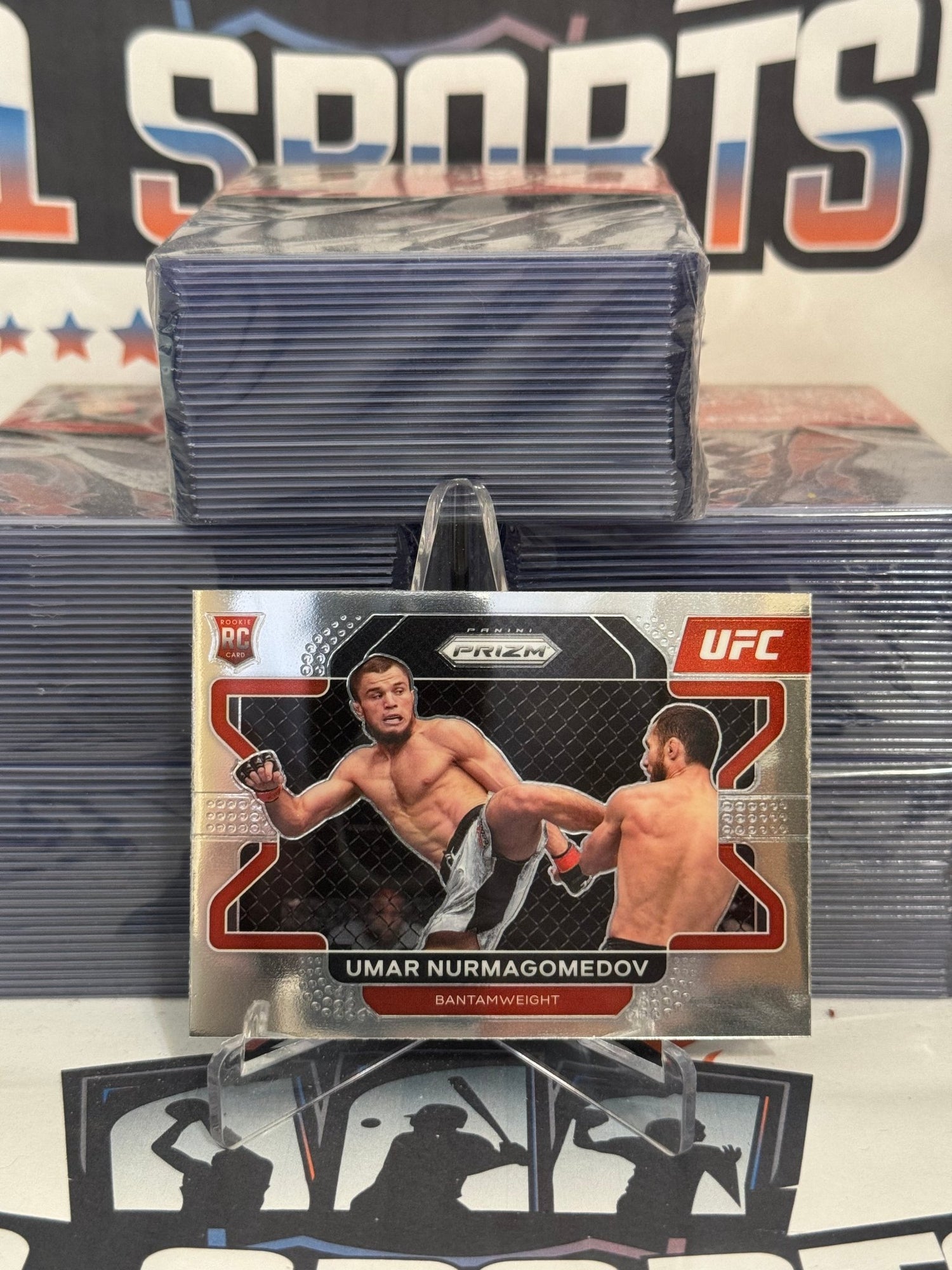 2021 Panini Prizm UFC Umar Nurmagomedov Rookie #32