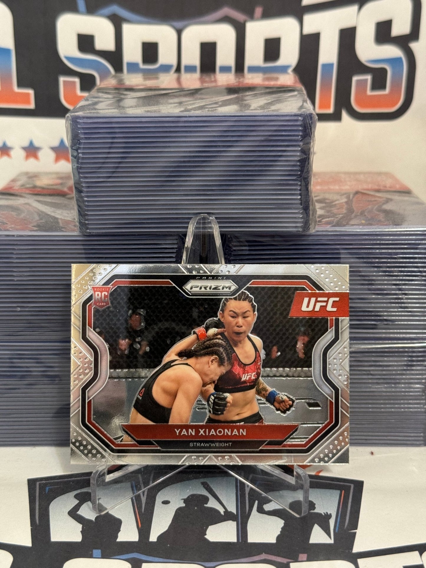 2021 Panini Prizm UFC Yan Xiaonan Rookie #169