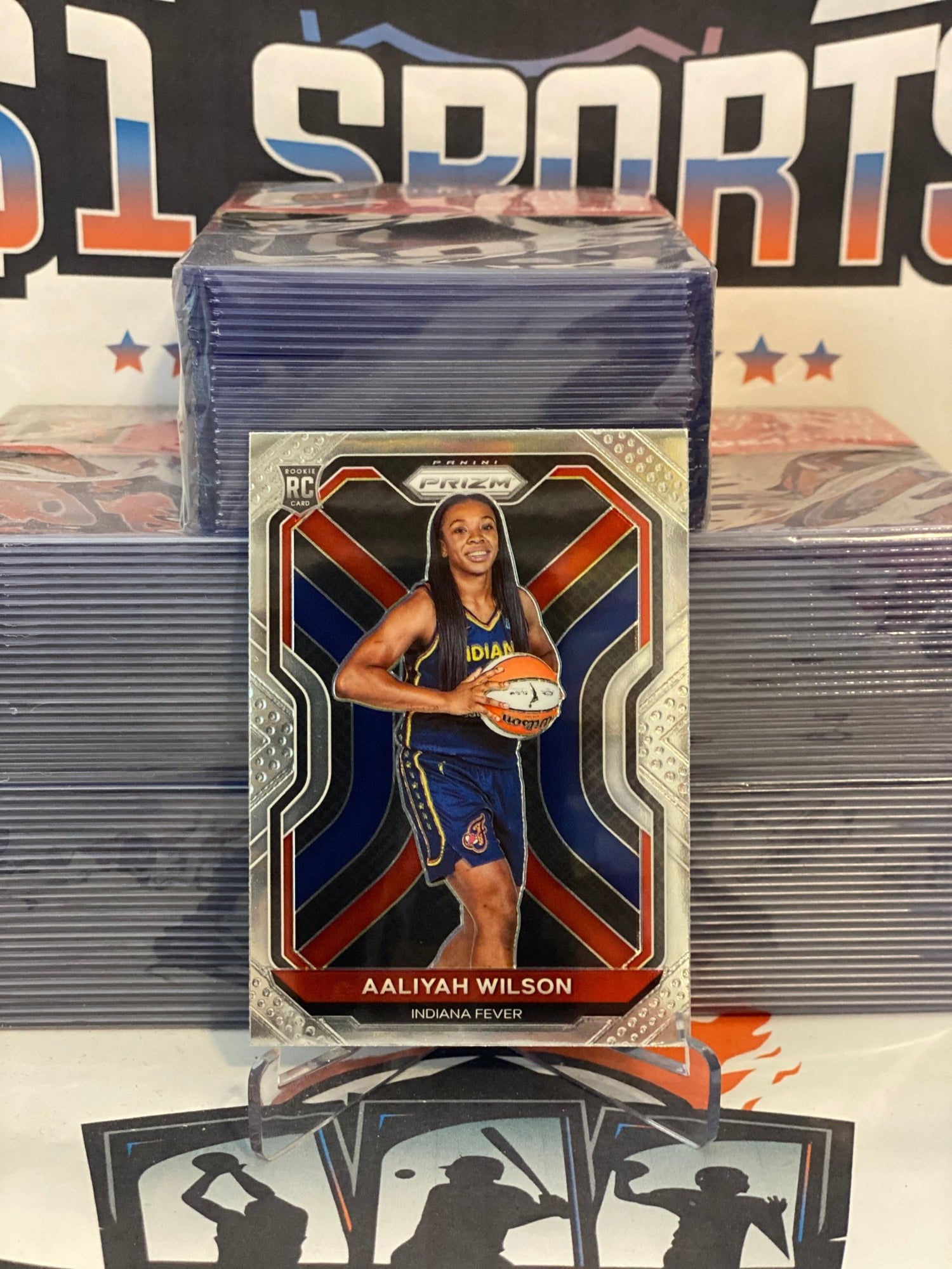 2021 Panini Prizm WNBA Aaliyah Wilson Rookie #99