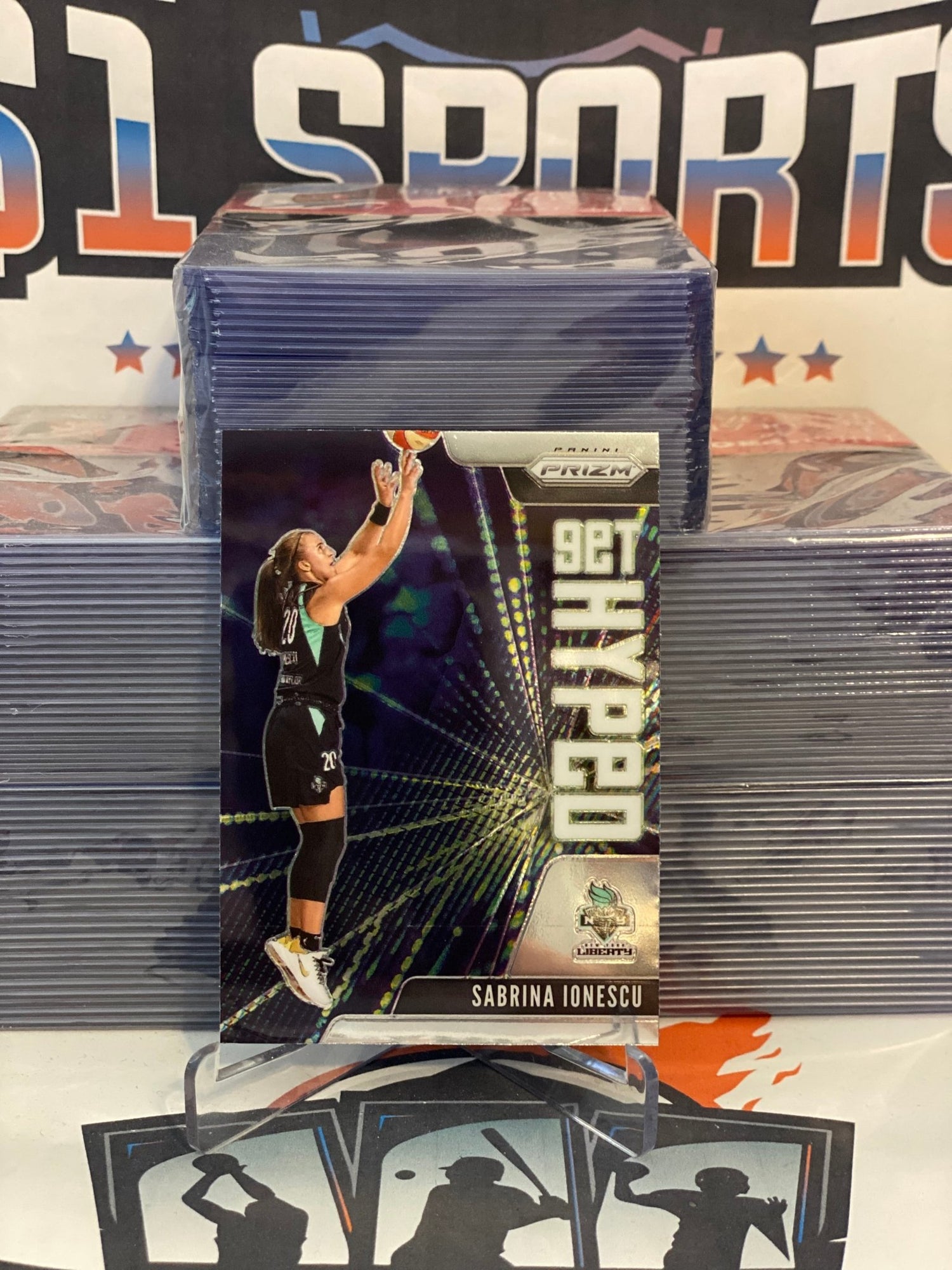 2021 Panini Prizm WNBA (Get Hyped!) Sabrina Ionescu #11