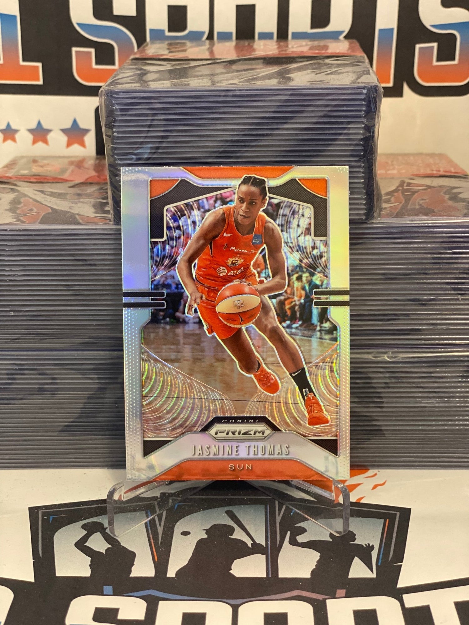 2021 Panini Prizm WNBA (Silver Prizm) Jasmine Thomas #7