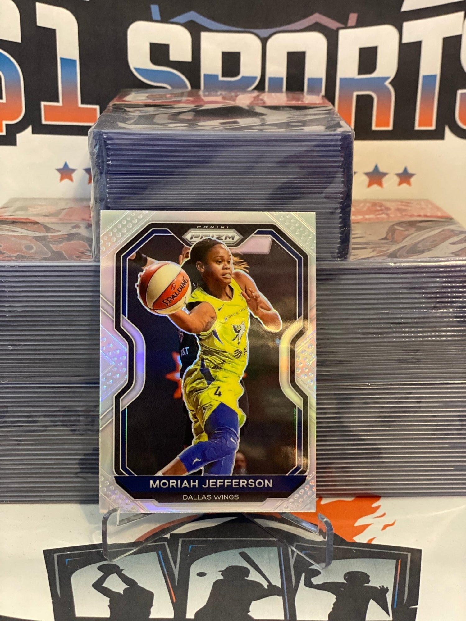 2021 Panini Prizm WNBA (Silver Prizm) Moriah Jefferson #9