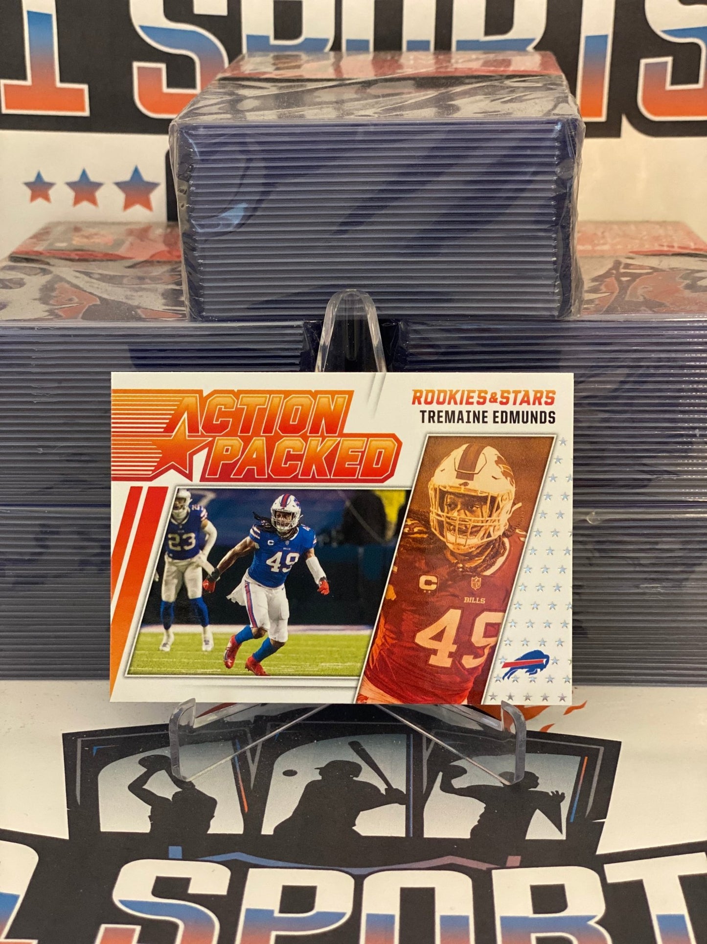 2021 Panini Rookies & Stars (Action Packed) Tremaine Edmunds #AP-17