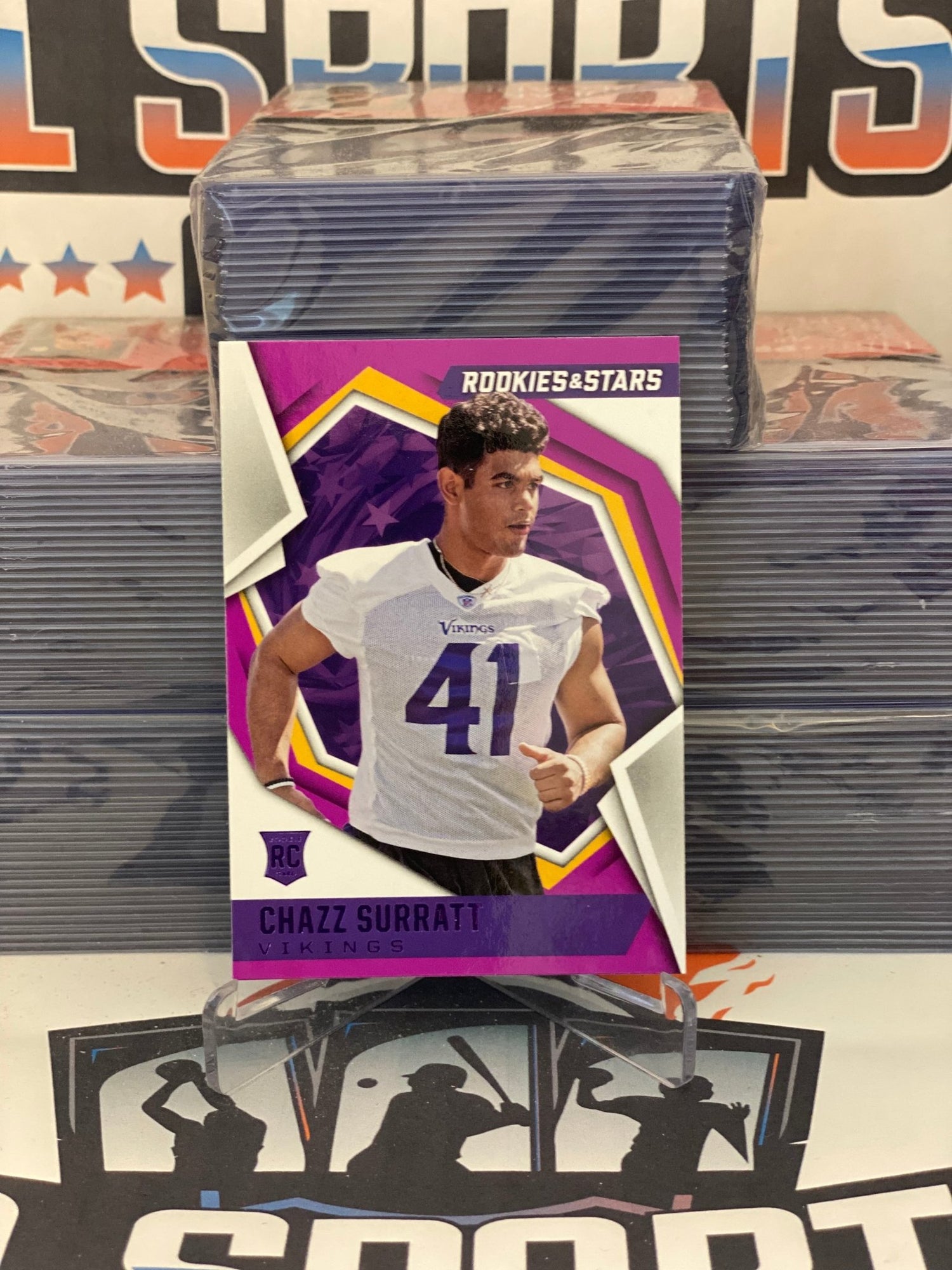 2021 Panini Rookies & Stars (Purple) Chazz Surratt Rookie #158