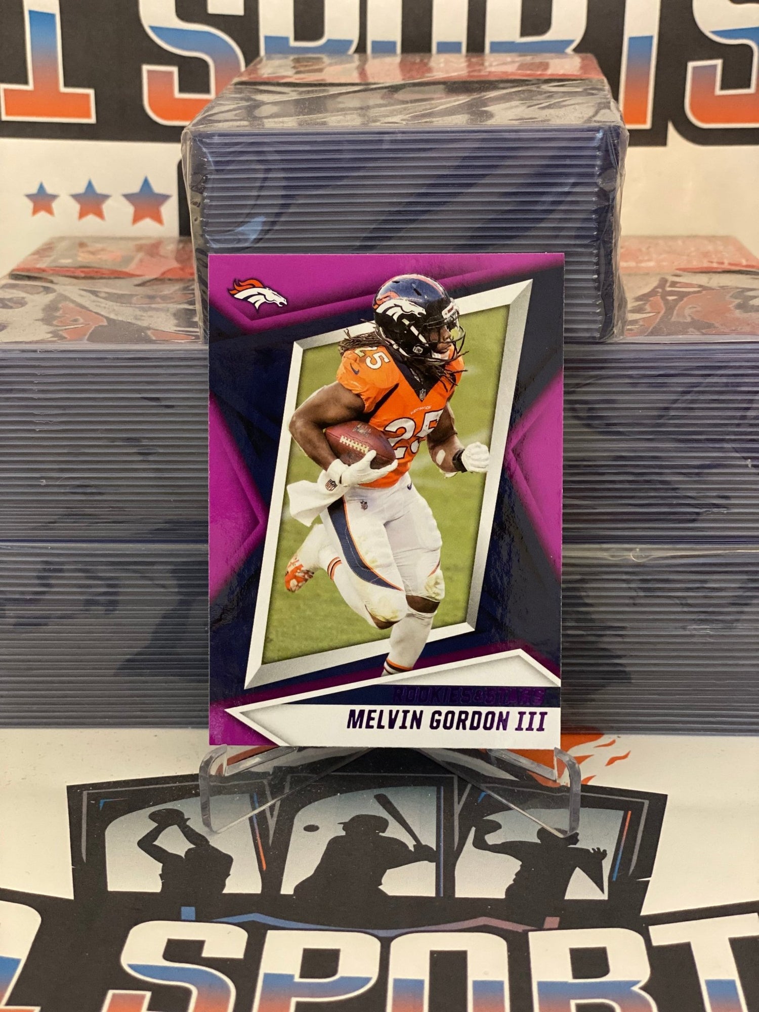 2021 Panini Rookies & Stars (Purple) Melvin Gordon III #65