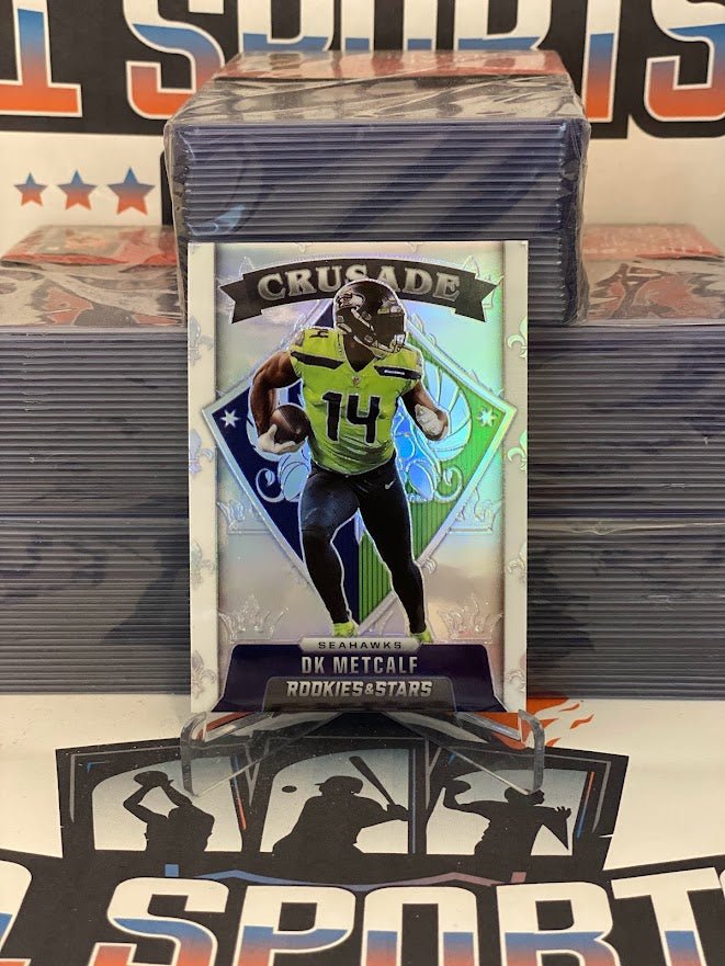 2021 Panini Rookies & Stars (Silver Prizm, Crusade) DK Metcalf #CR-9