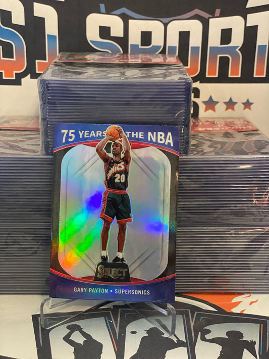 2021 Panini Select (75 Years of NBA Prizm) Gary Payton #63