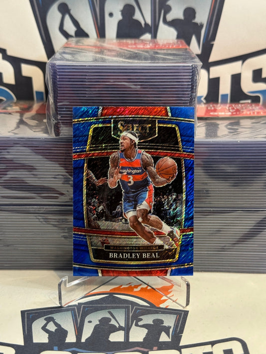 2021 Panini Select (Blue Shimmer Prizm) Bradley Beal #89