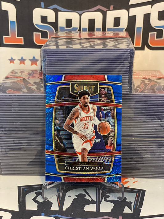 2021 Panini Select (Blue Shimmer Prizm) Christian Wood #61
