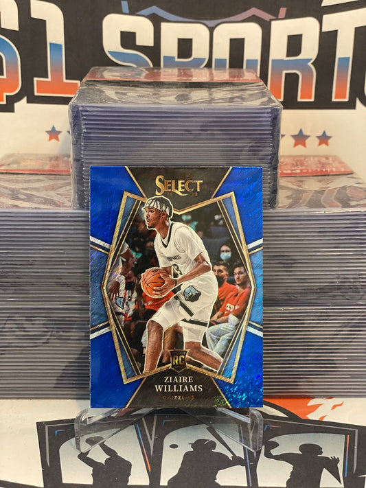 2021 Panini Select (Blue Shimmer Prizm) Ziaire Williams Rookie #181