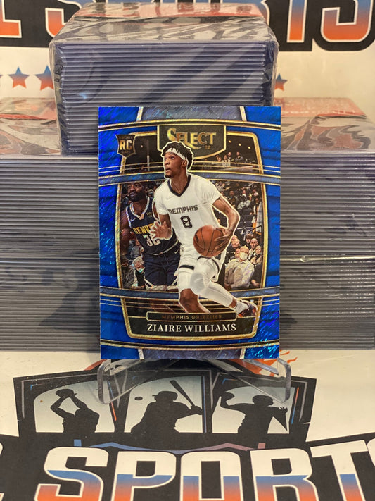 2021 Panini Select (Blue Shimmer Prizm) Ziaire Williams Rookie #86