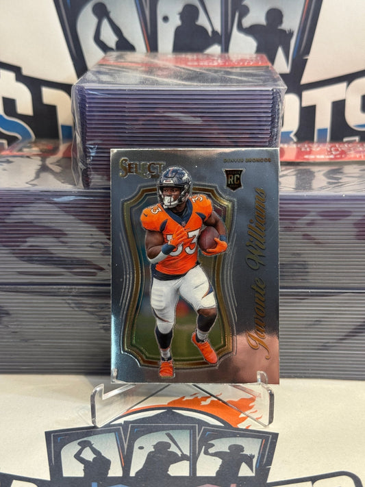 2021 Panini Select (Certified) Javonte Williams Rookie #SCR24
