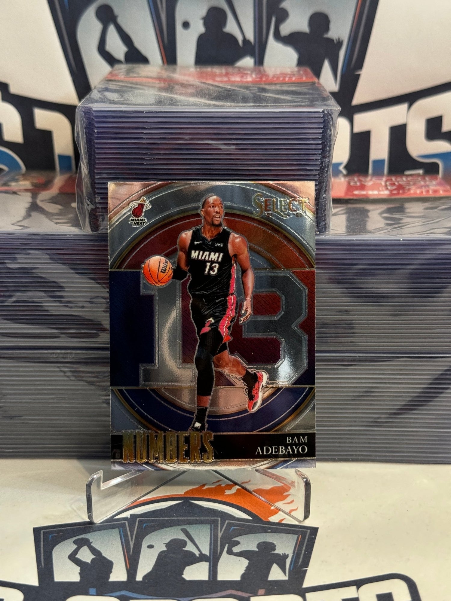 2021 Panini Select (Numbers) Bam Adebayo #4