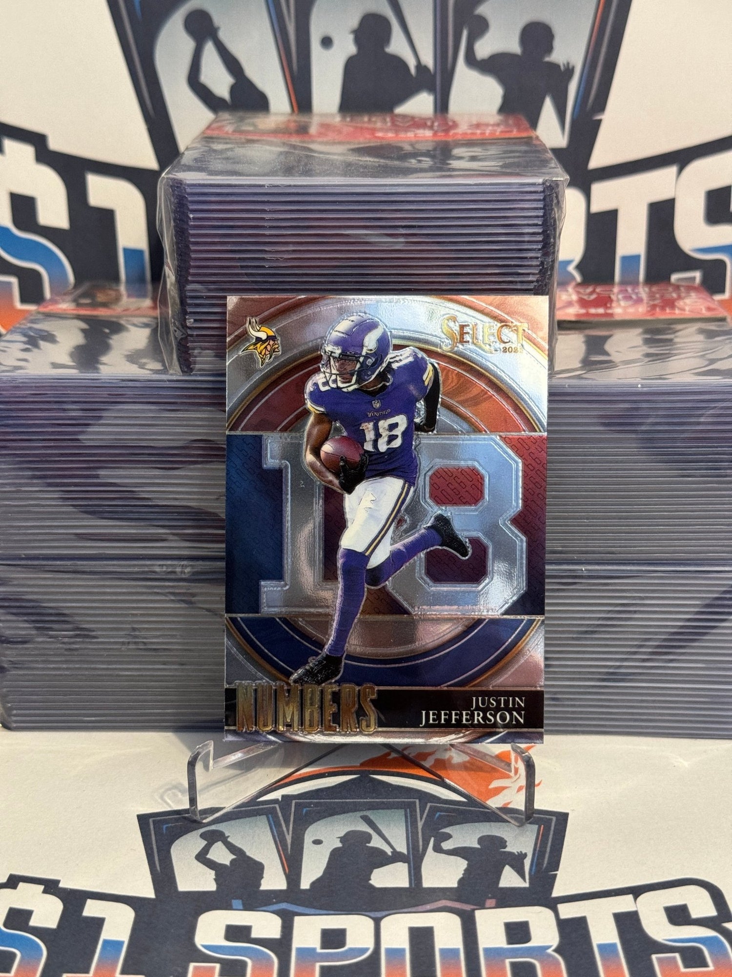2021 Panini Select (Numbers) Justin Jefferson #SN-24