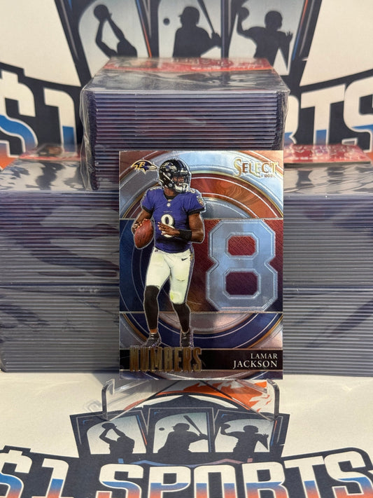 2021 Panini Select (Numbers) Lamar Jackson #SN-5
