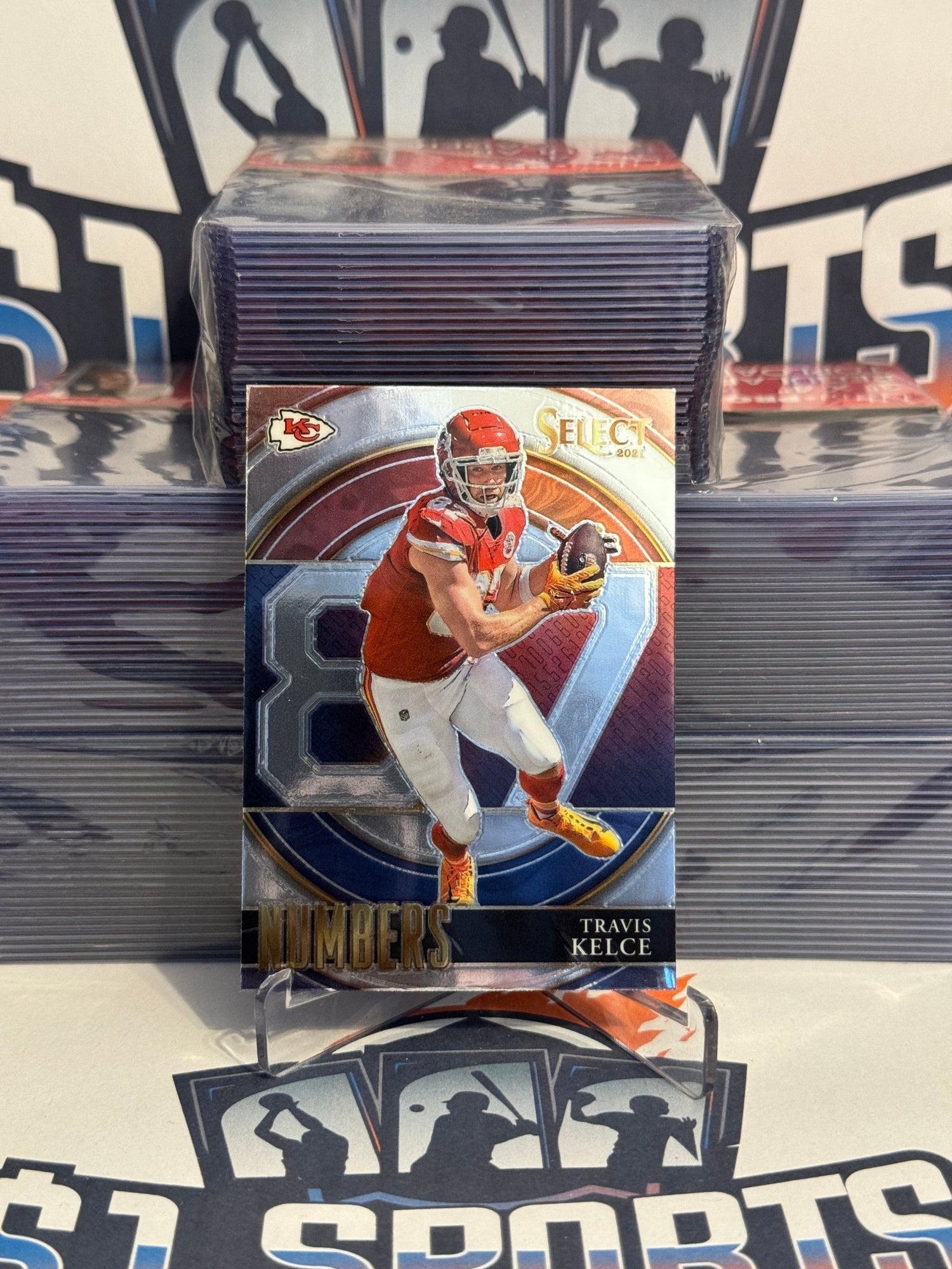 2021 Panini Select (Numbers) Travis Kelce #SN-22