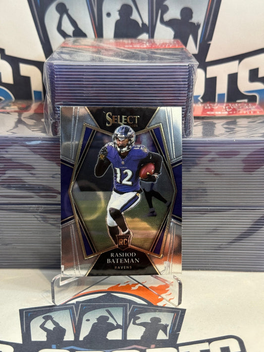 2021 Panini Select (Premier Level) Rashod Bateman Rookie #155
