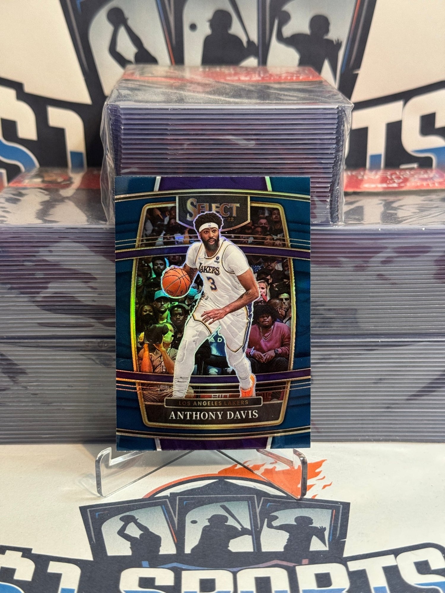 2021 Panini Select (Silver Prizm) Anthony Davis #39