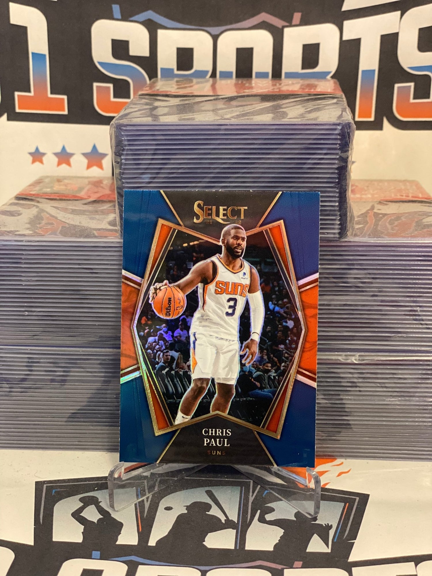 2021 Panini Select (Silver Prizm) Chris Paul #156