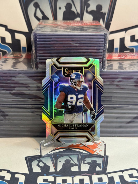 2021 Panini Select (Silver Prizm Die Cut Prizm) Michael Strahan #241